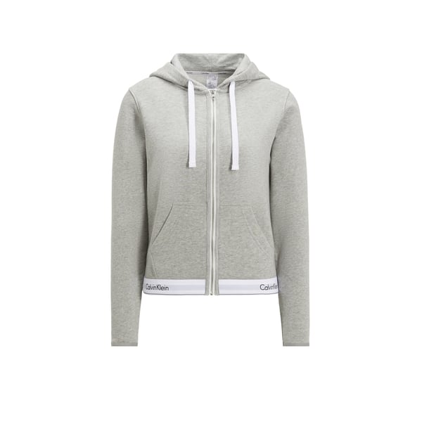 Hoodie zippé en coton