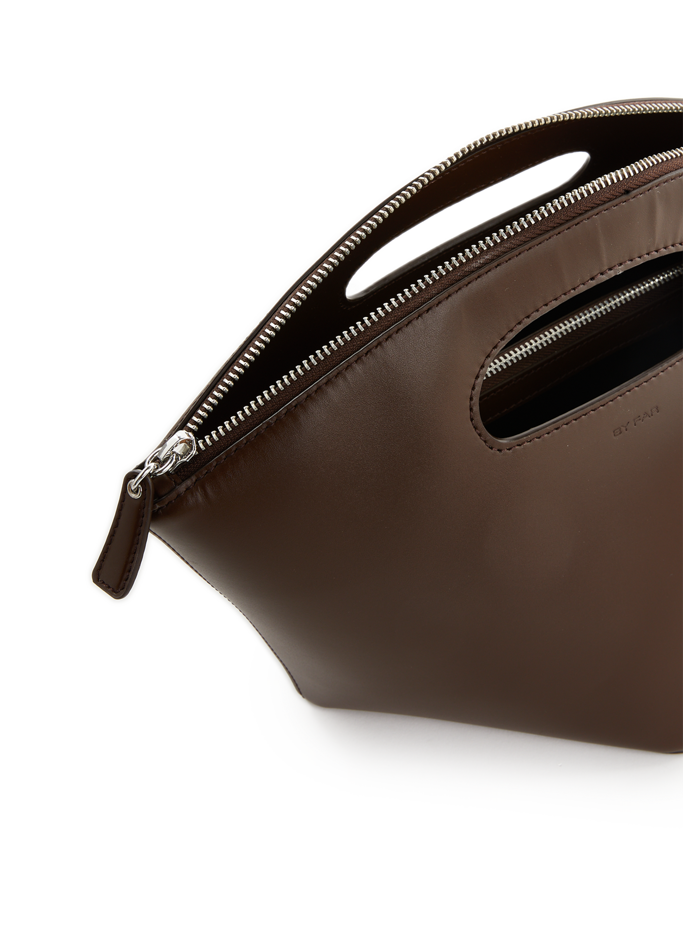 Sac à main Rubik en cuir BY FAR Marron