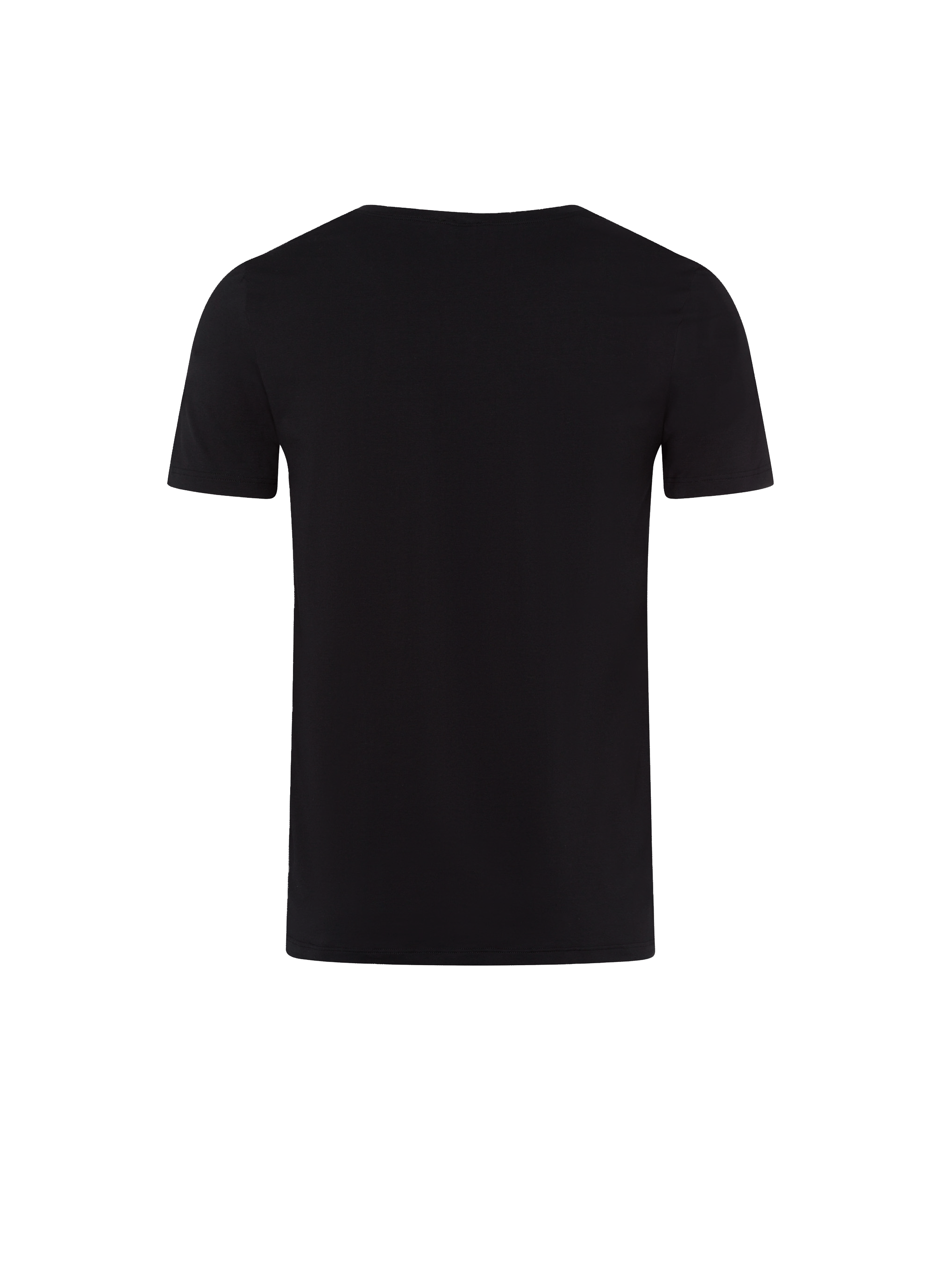 Cotton T-shirt HANRO Black