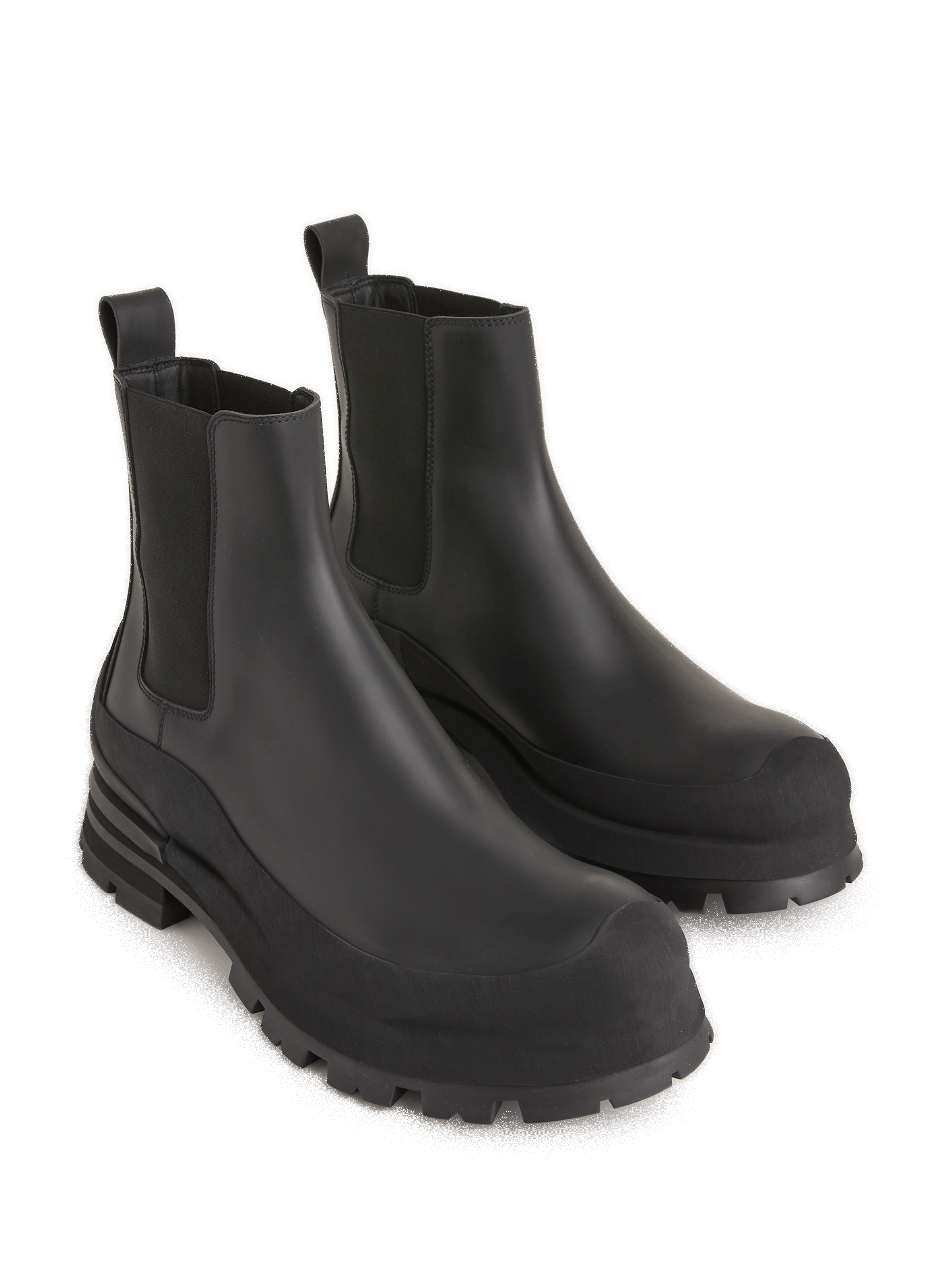 Bottines en cuir ALEXANDER MCQUEEN Noir