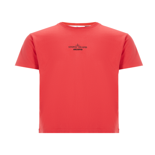 Stone Island Cotton T-shirt In Red