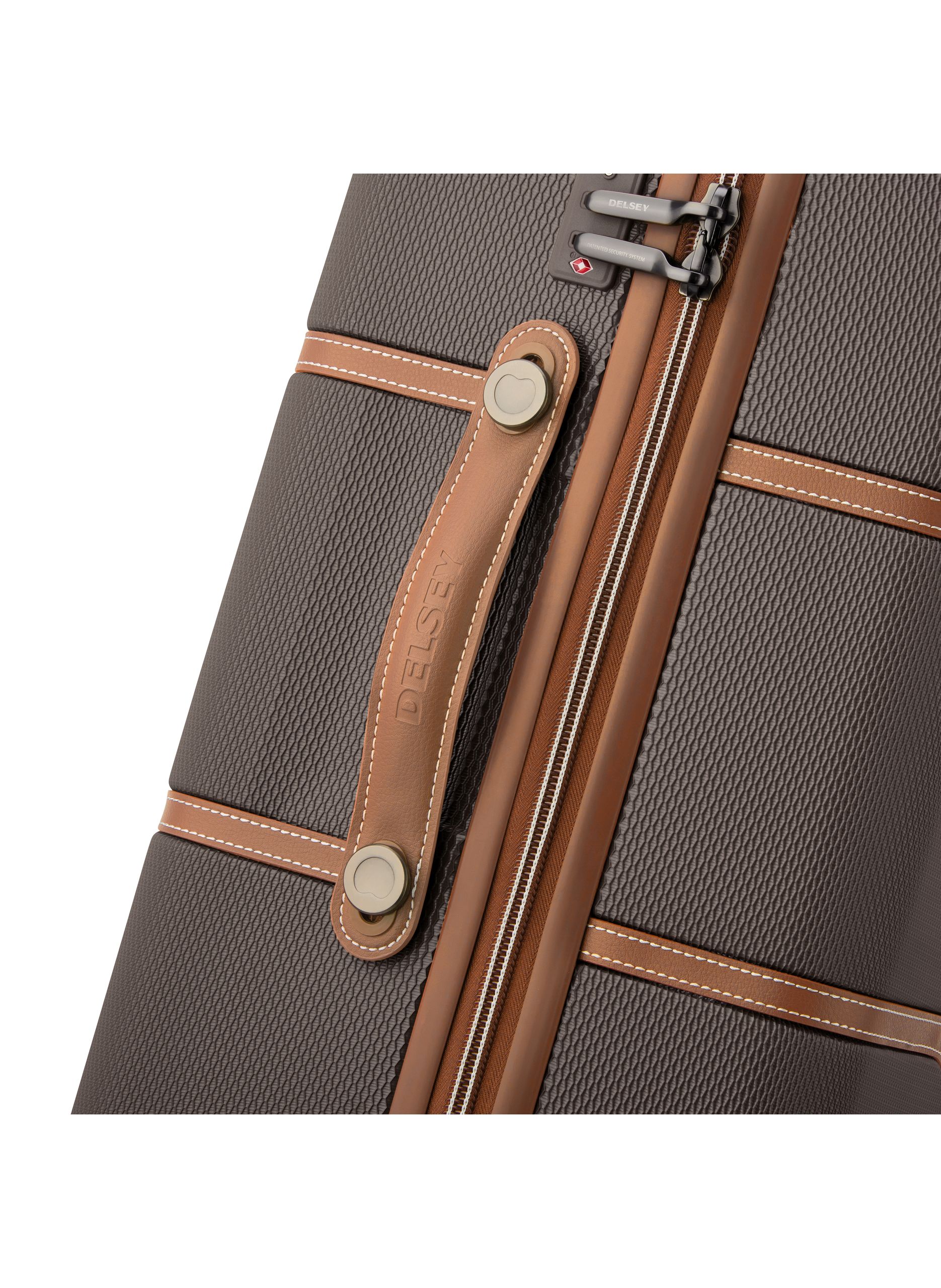 Valise soute rigide taille xxl - chatelet air DELSEY PARIS Marron