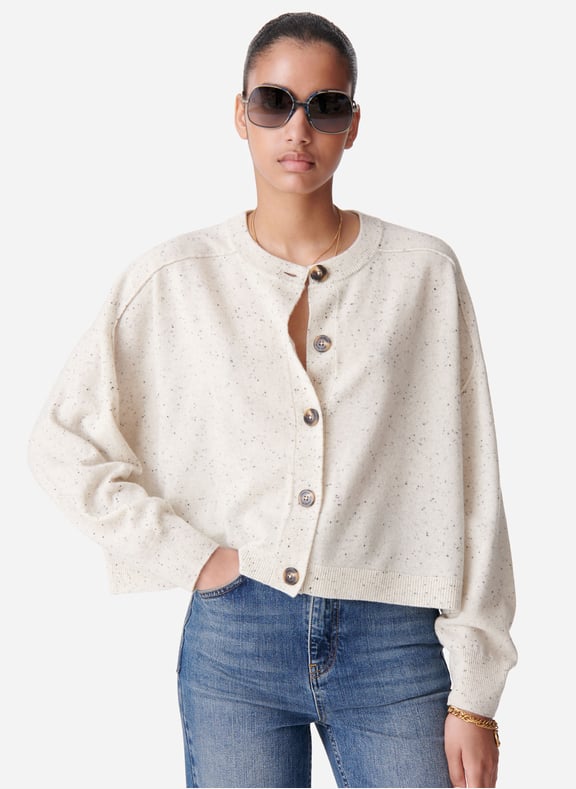 Cardigan douve Blanc by VANESSA BRUNO VANESSA BRUNO Cardigan douve Blanc