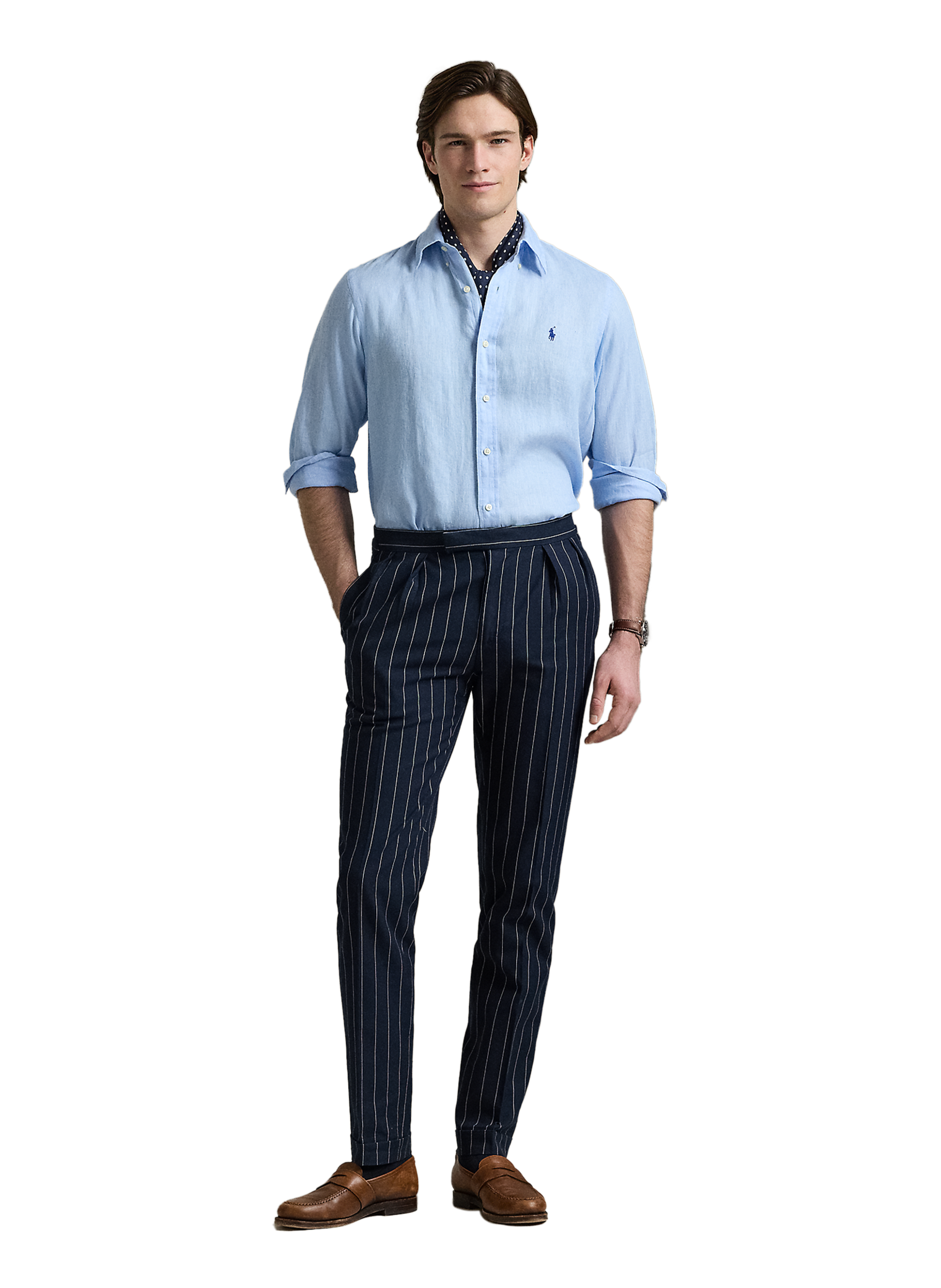 Linen shirt POLO RALPH LAUREN Blue