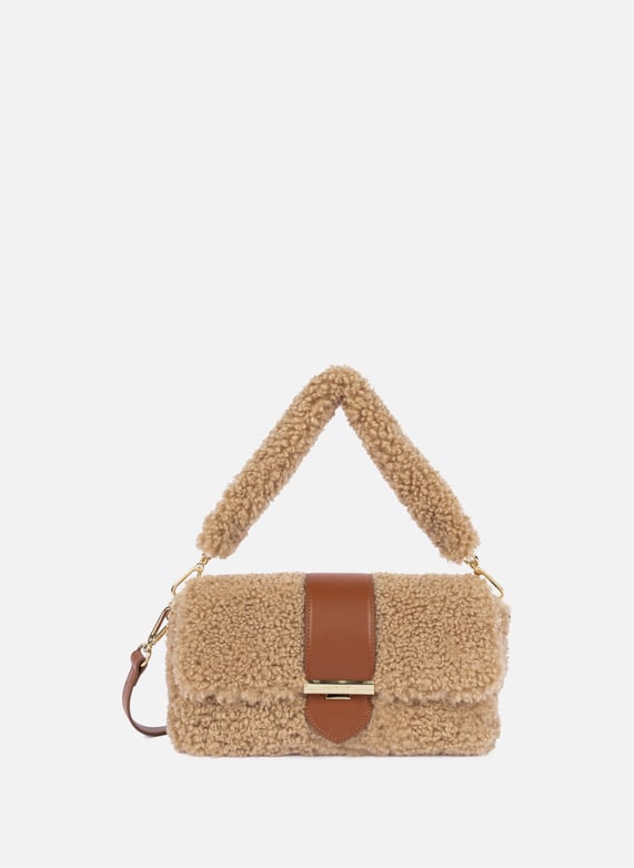 Sac trotteur - moumoute | Marron by LANCASTER Sac trotteur - moumoute Marron