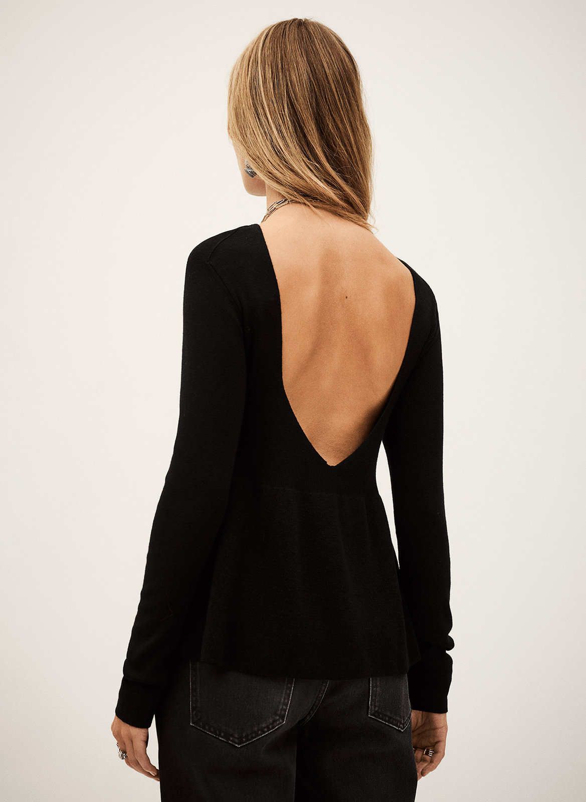 Pull col rond bonnie BA&SH Noir