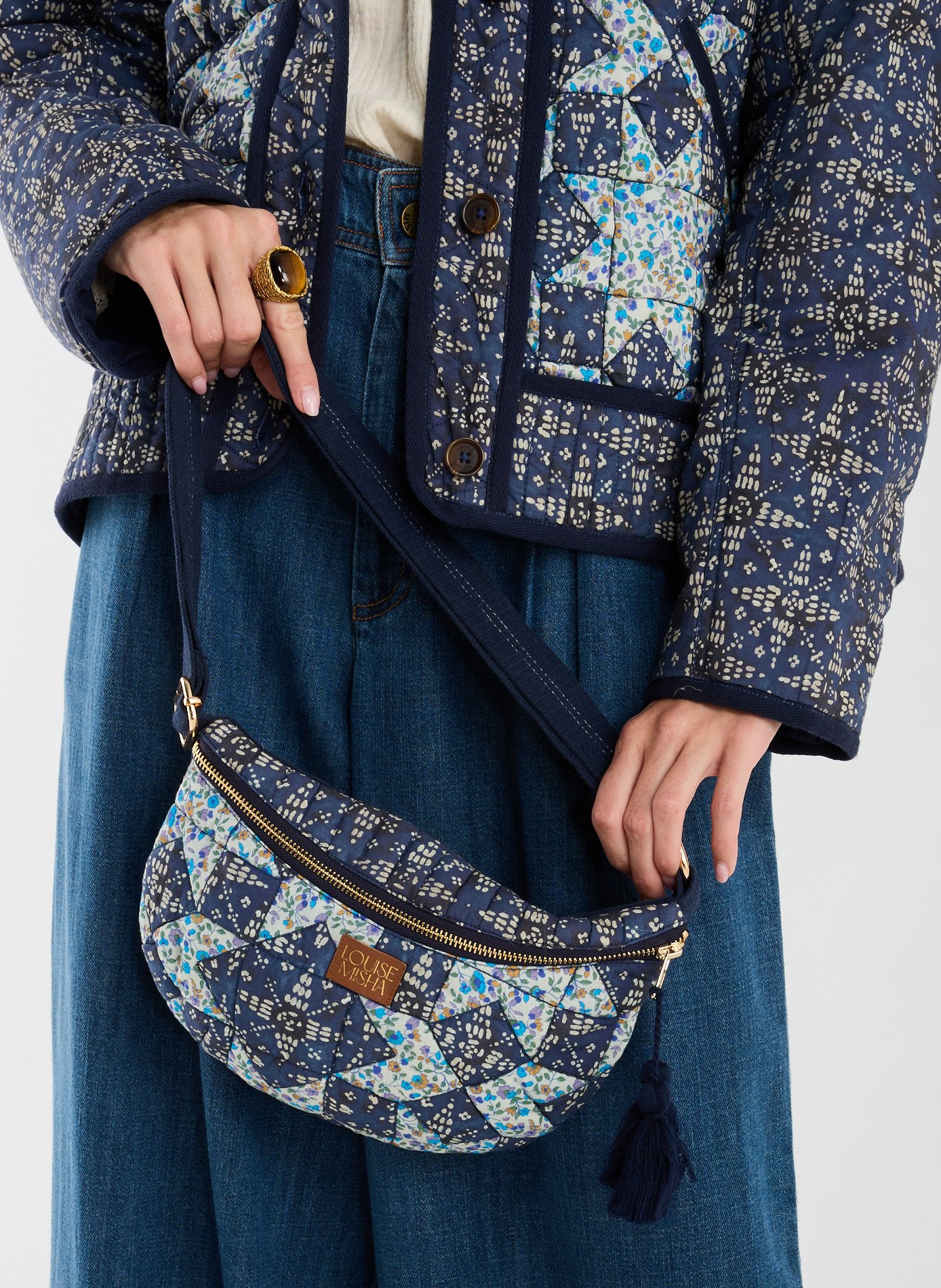 Sac ceinture en coton LOUISE MISHA Multicolore