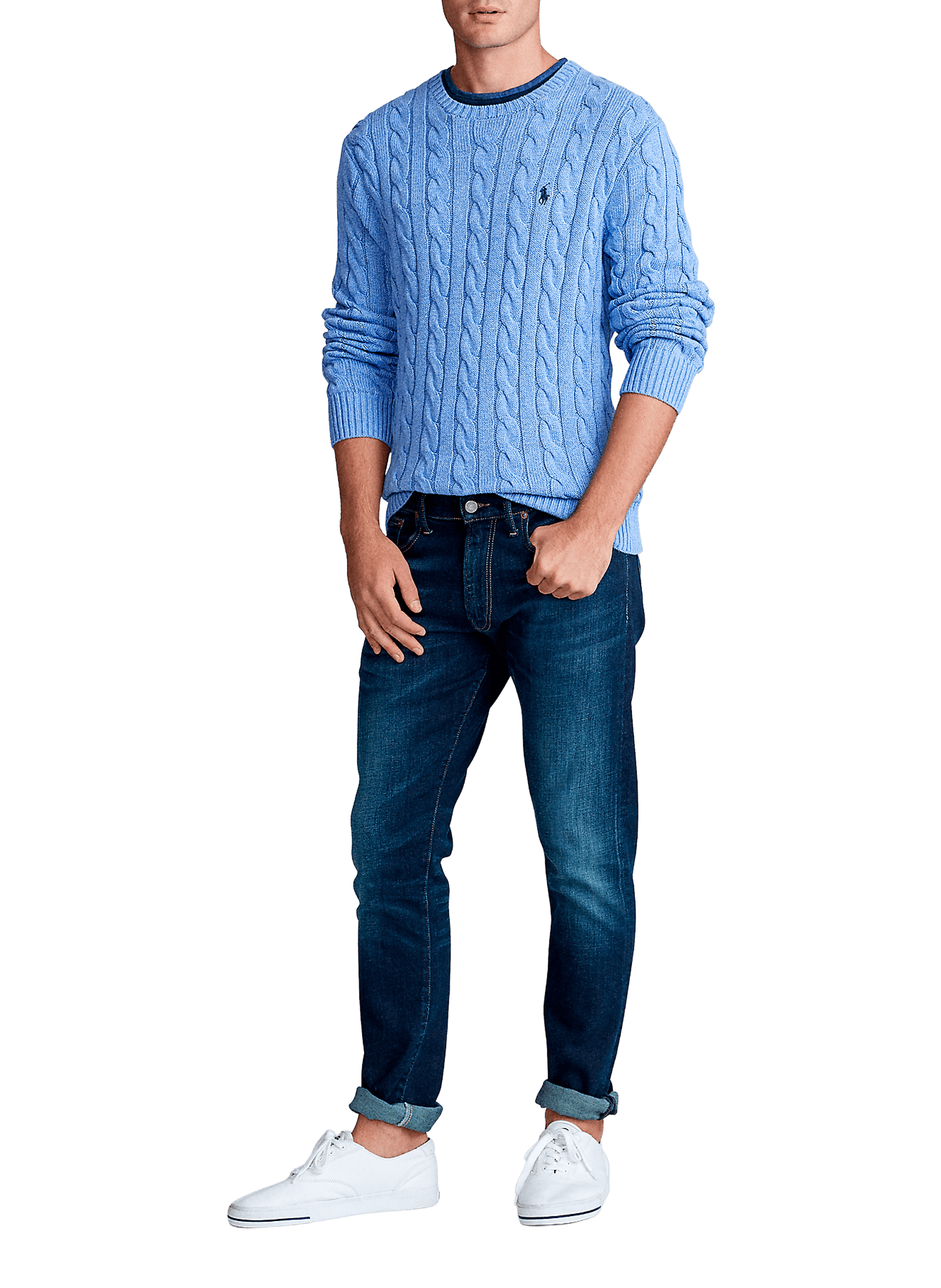 Cotton-blend jumper POLO RALPH LAUREN Blue