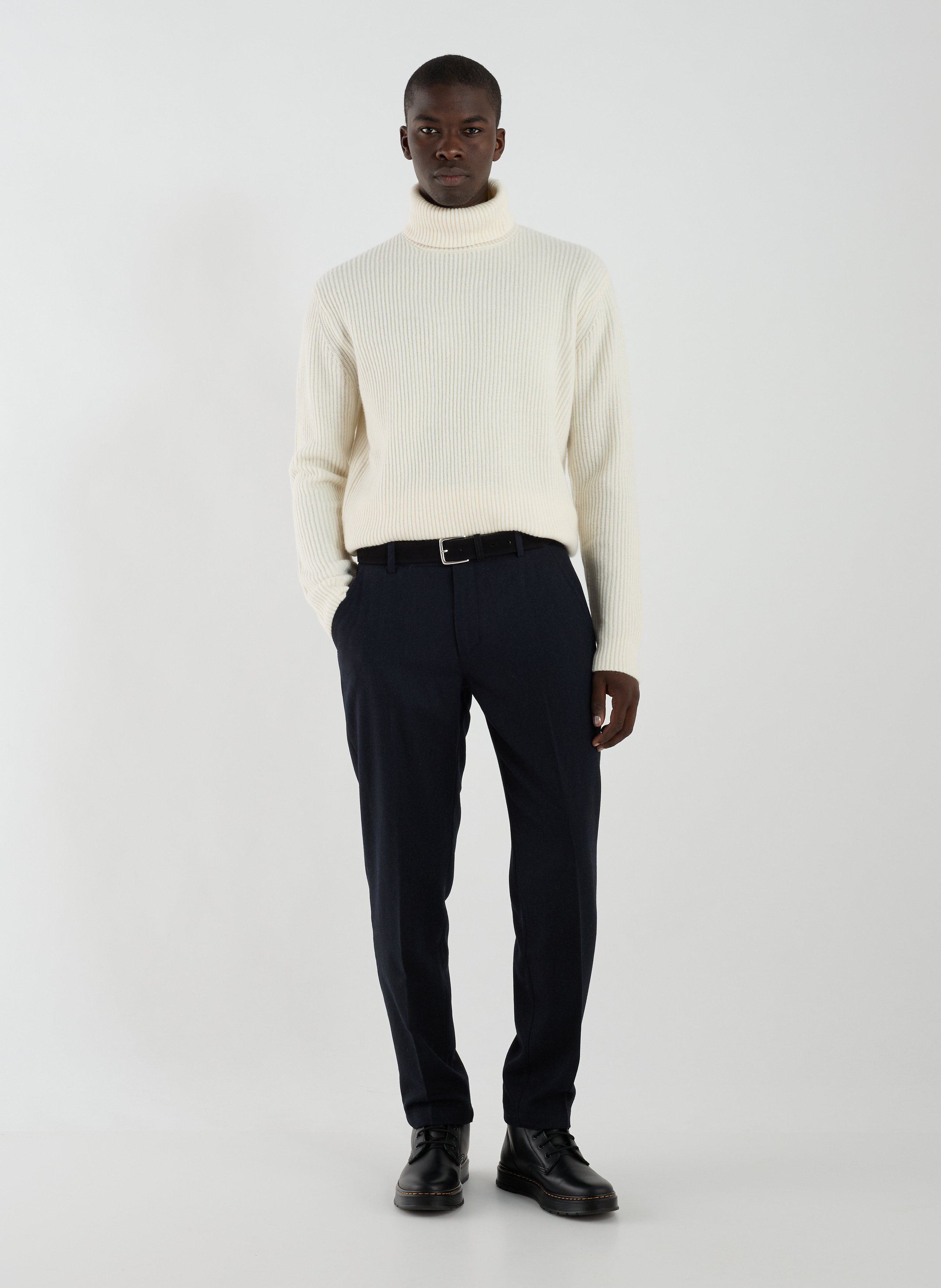 The knitted sweater Eddie LES DEUX White