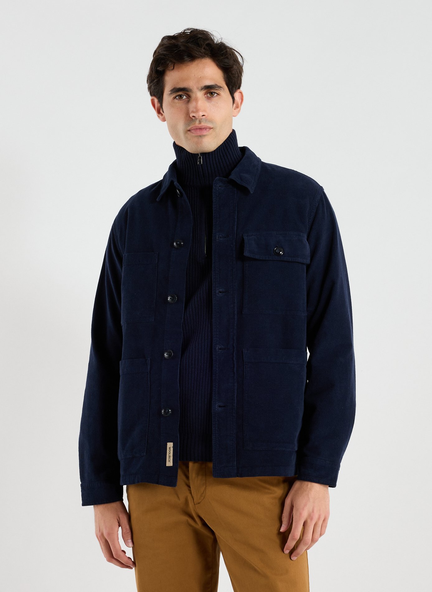 WOOLRICH Cotton shirt Blue