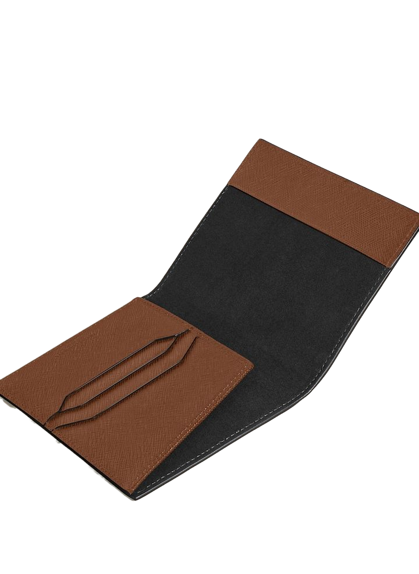 Leather passport holder MONTBLANC Brown