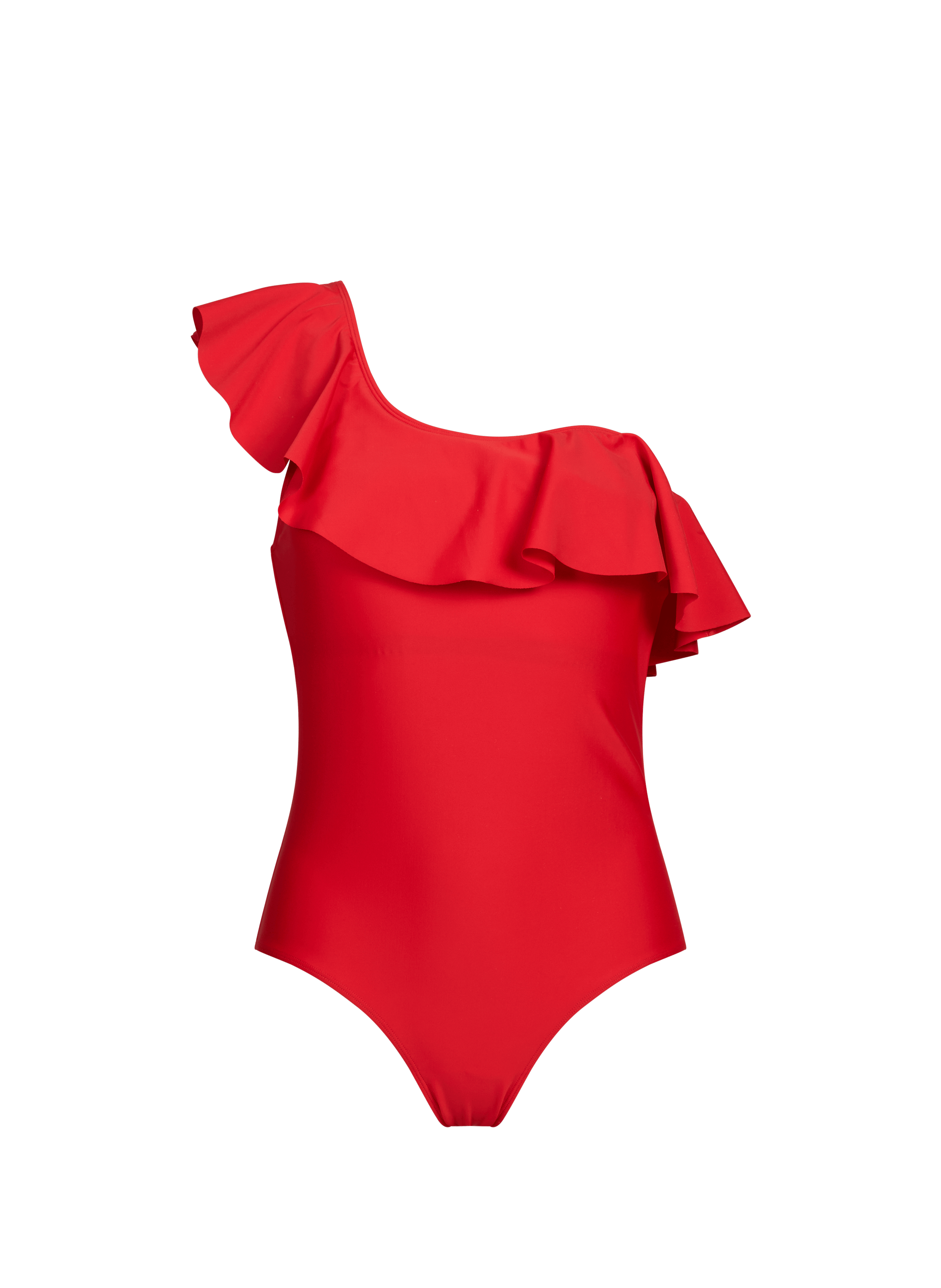Costume da bagno intero asimmetrico SAISON 1865 Rosso
