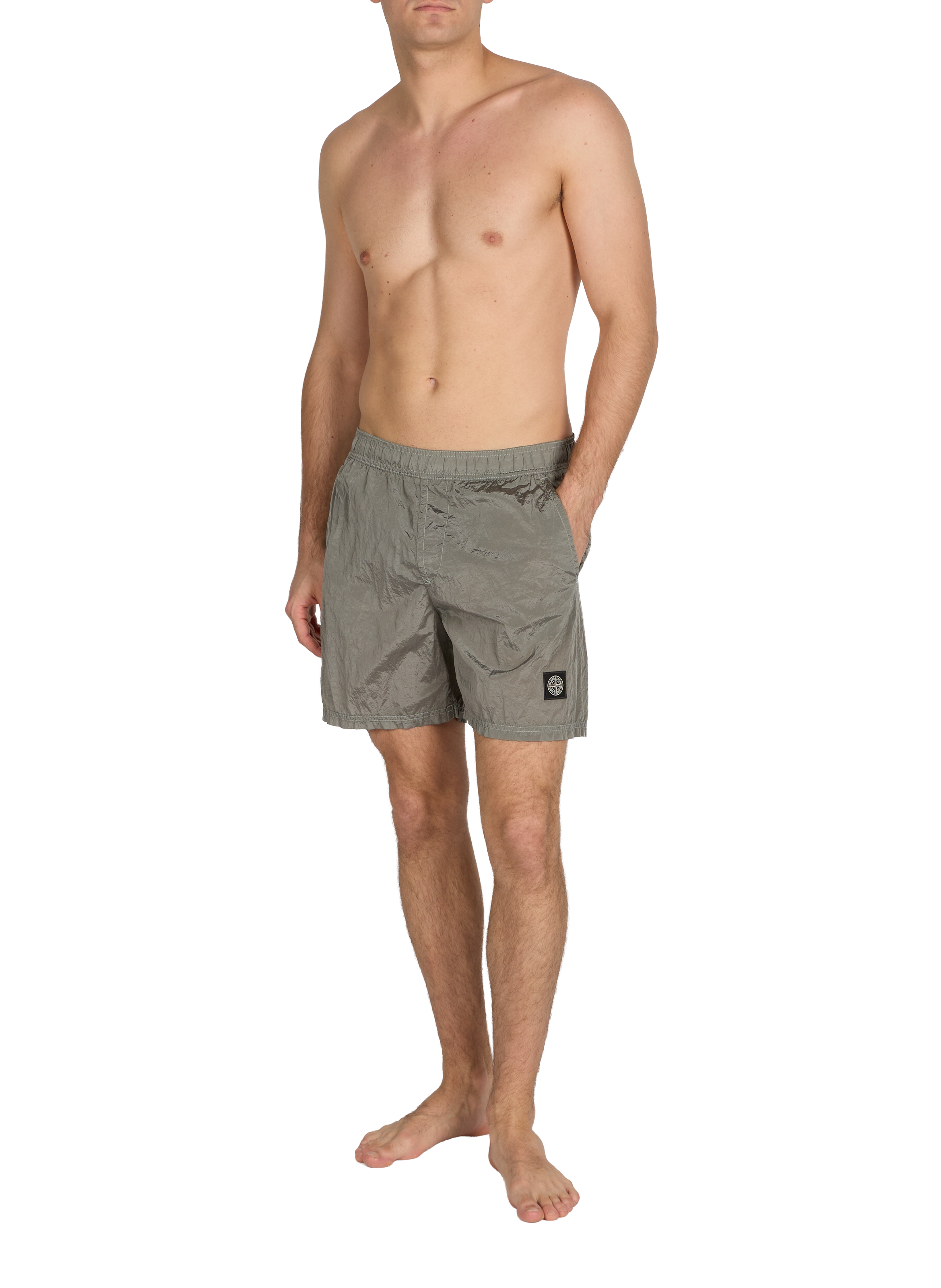 Short de bain  STONE ISLAND Gris