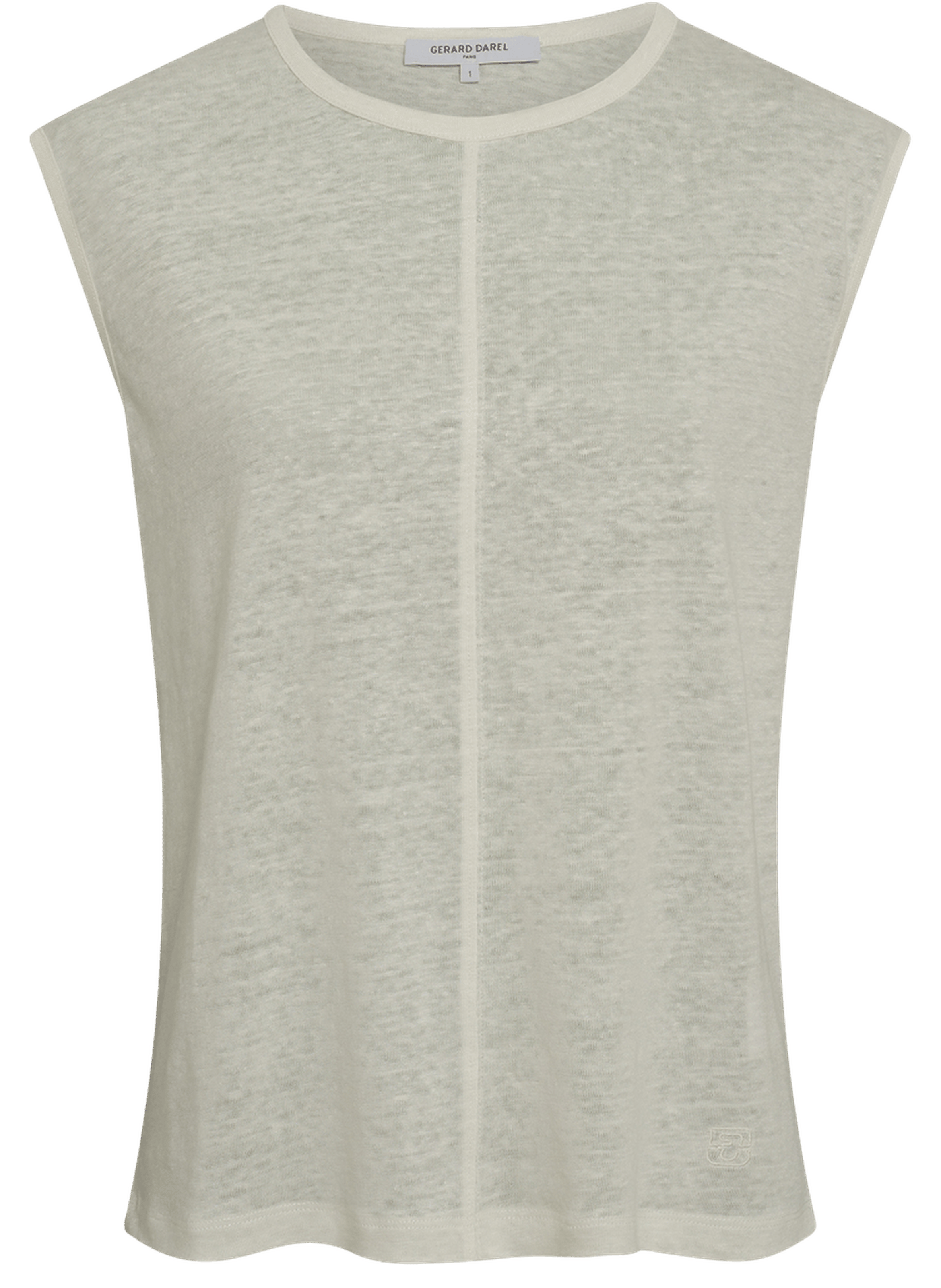 Débardeur en lin - michele GERARD DAREL Blanc