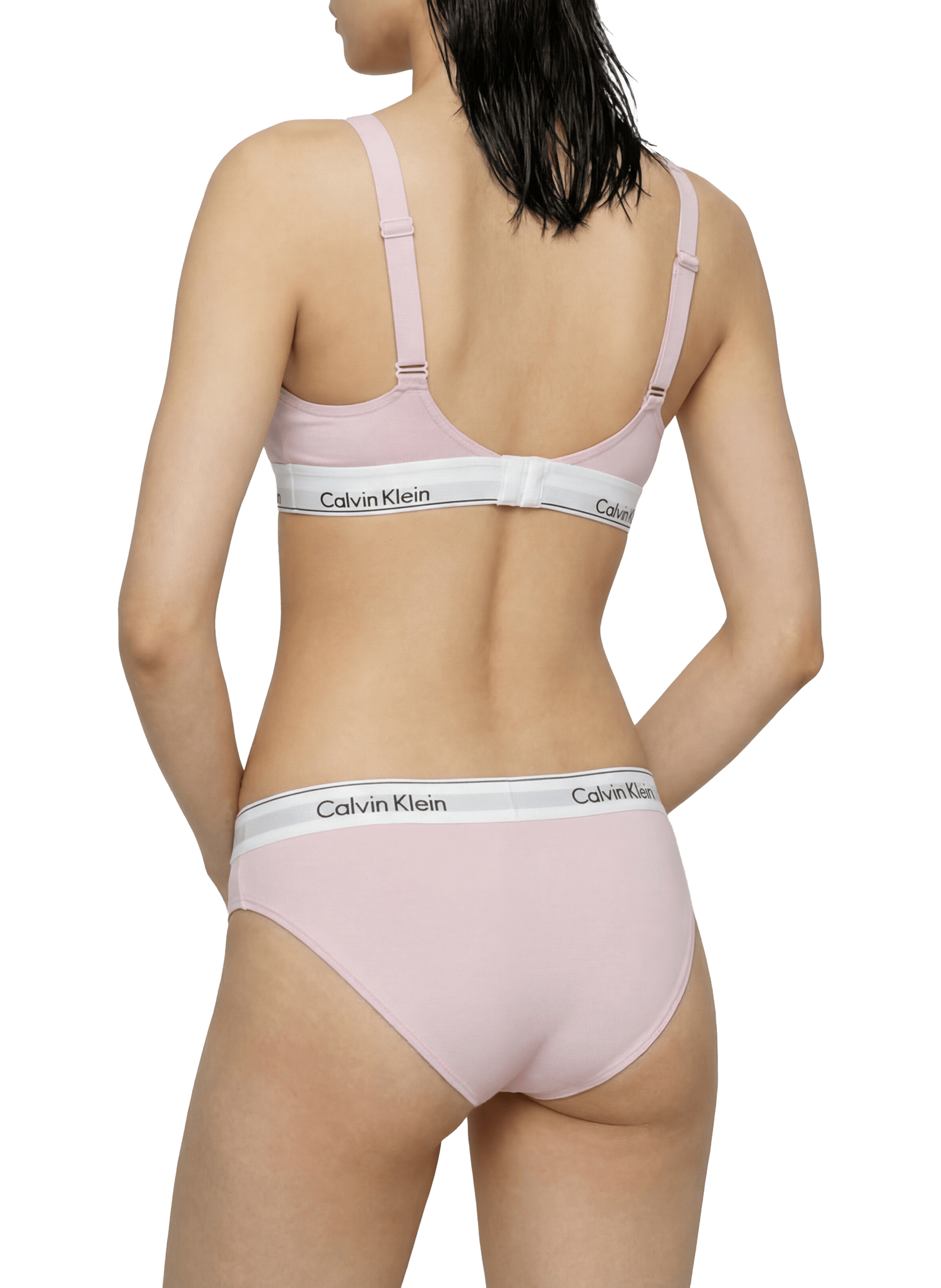 Cotton blend bra CALVIN KLEIN Pink