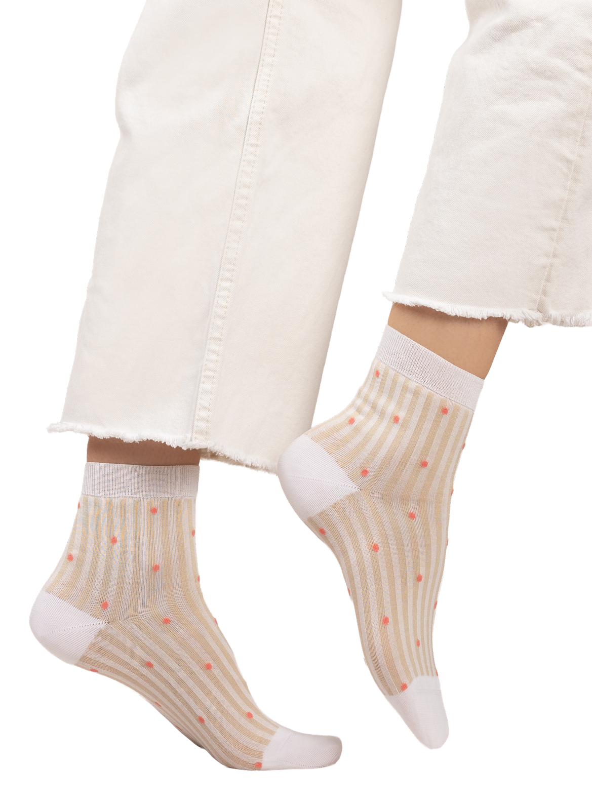 Chaussettes basses en fil d'Ecosse BLEUFORÊT Multicolore