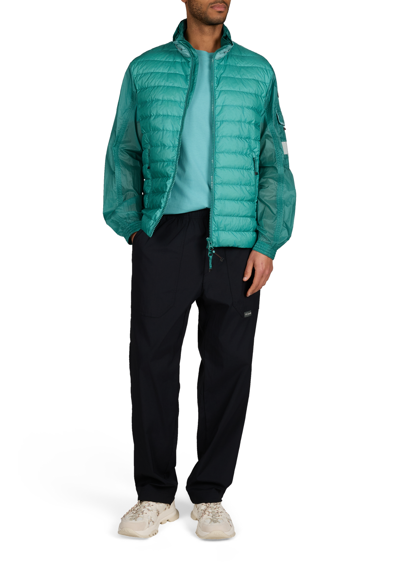 Quilted jacket Rimo with high collar PARAJUMPERS Blue