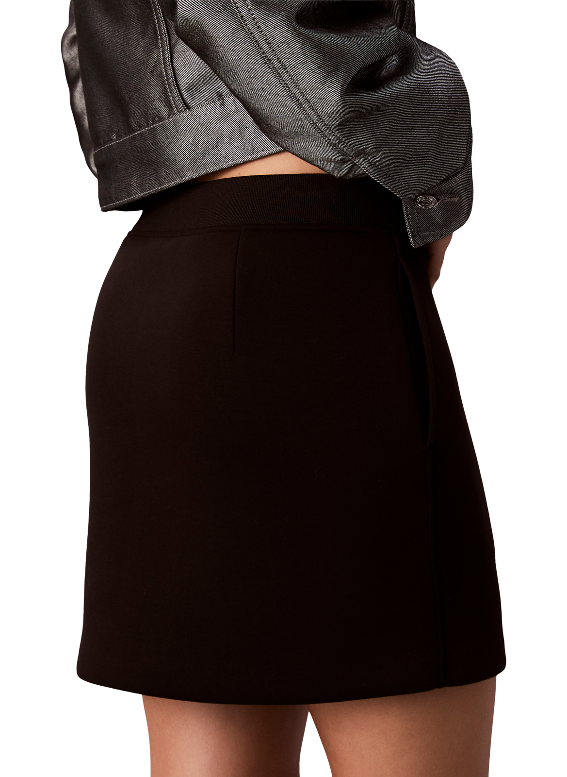 Jupe courte droite CALVIN KLEIN Noir