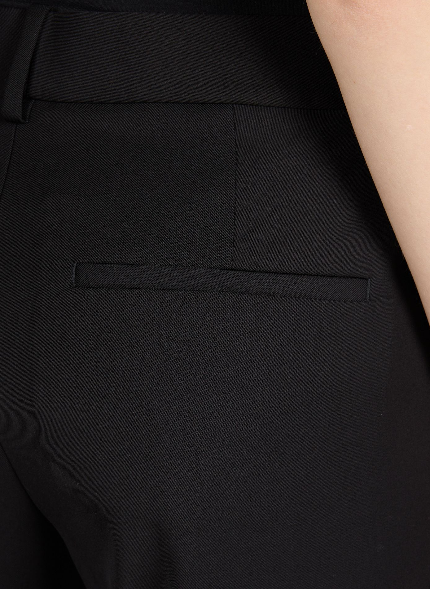 Pantalon large en laine HELMUT LANG Noir