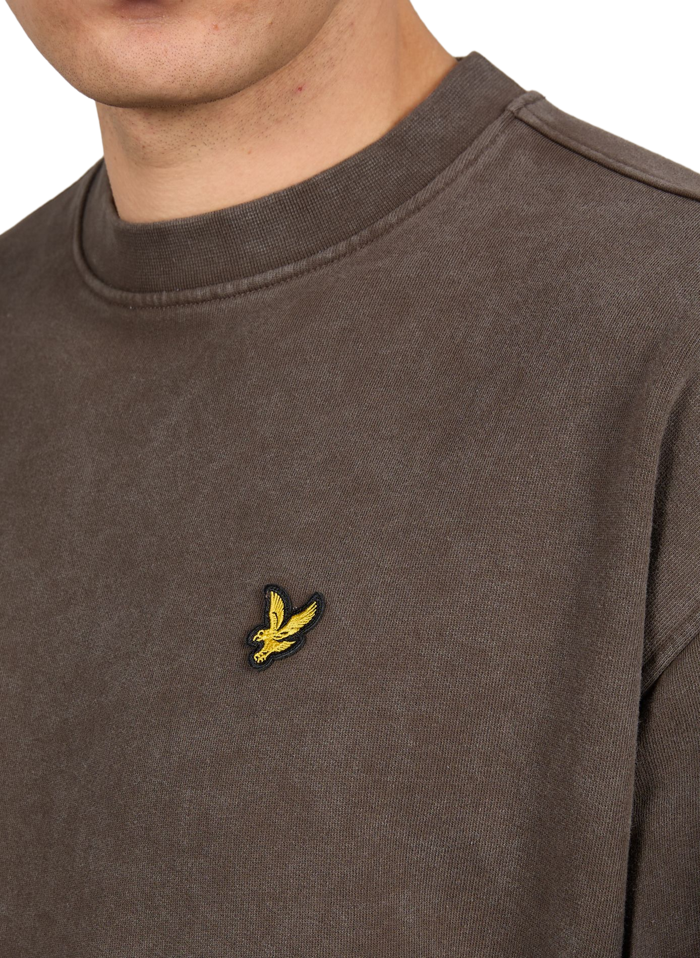 Sweat à logo en coton LYLE & SCOTT Noir