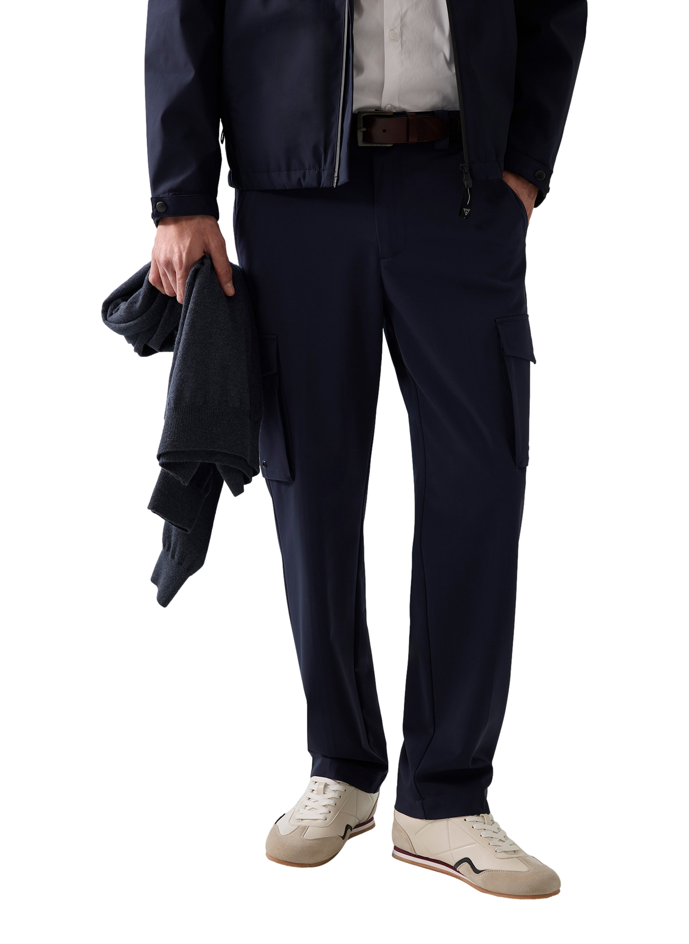 Plain cargo pants GUESS Blue