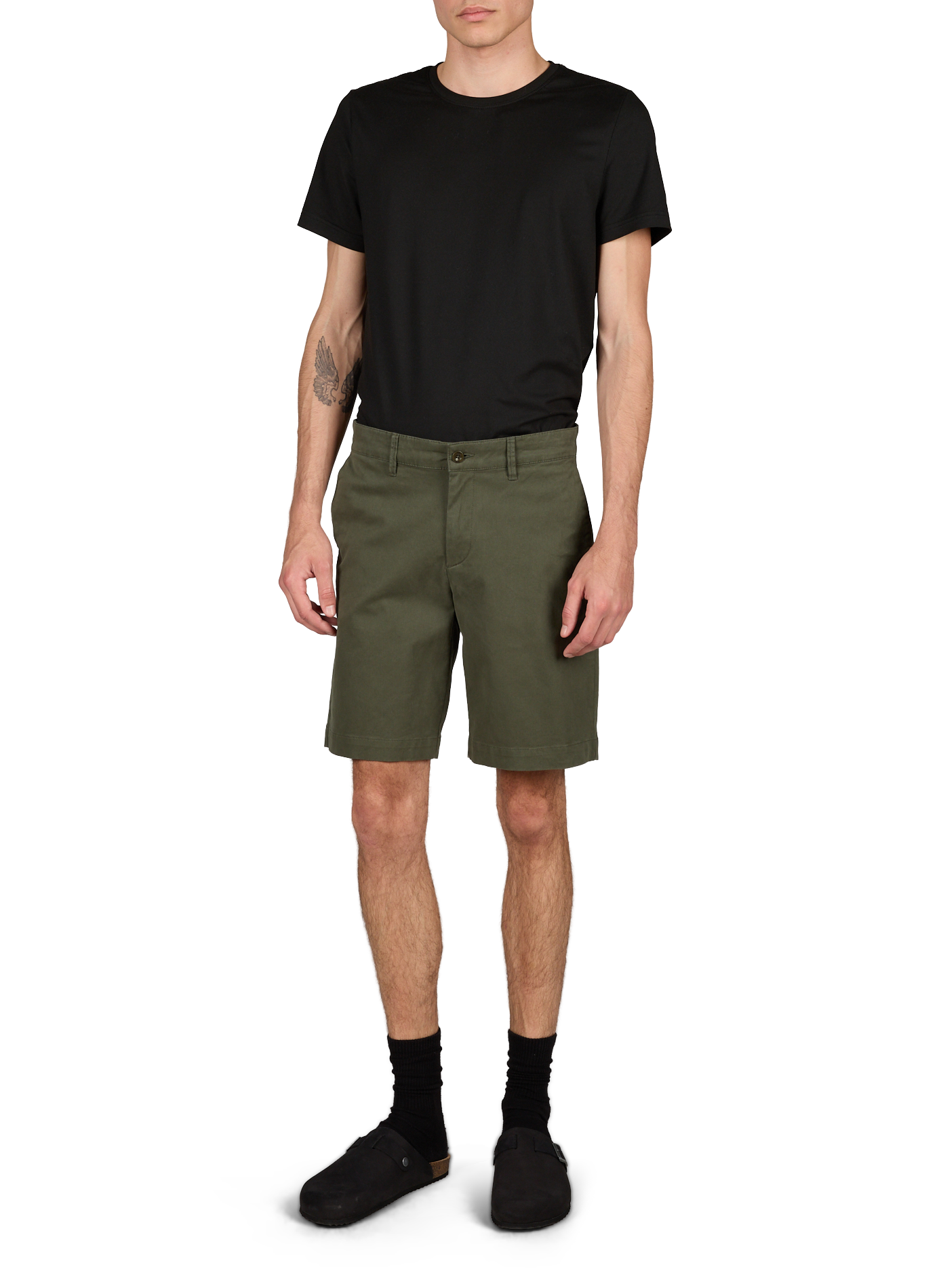 Kurze Chinohose aus Baumwollmischung AIGLE Khaki