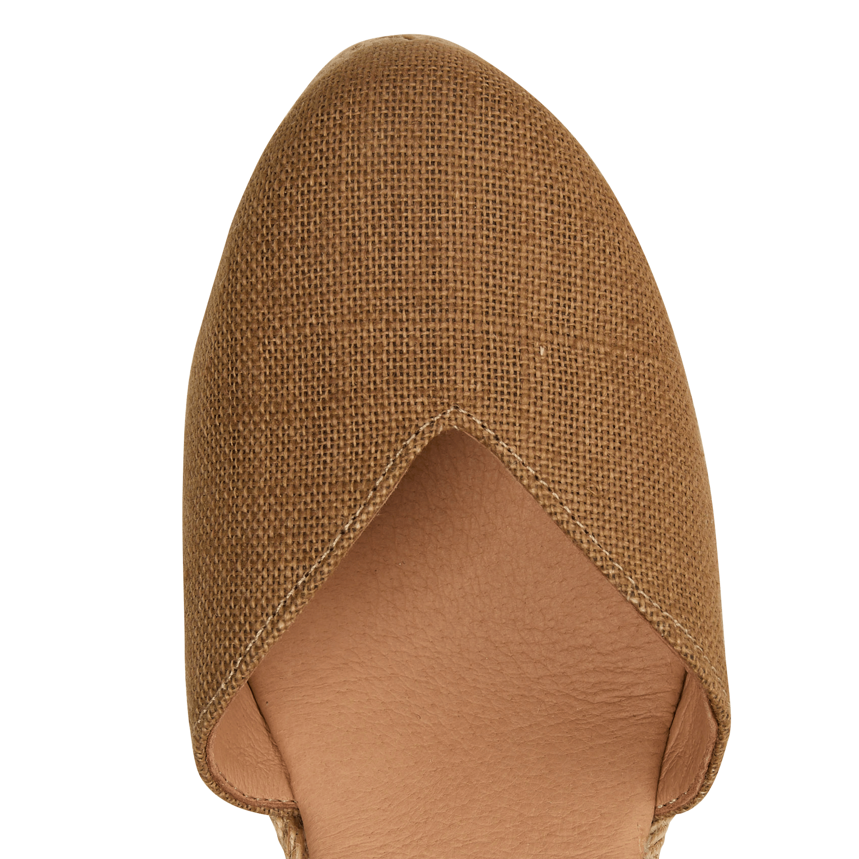 Espadrilles compensées en coton stella MAISON 123 Beige