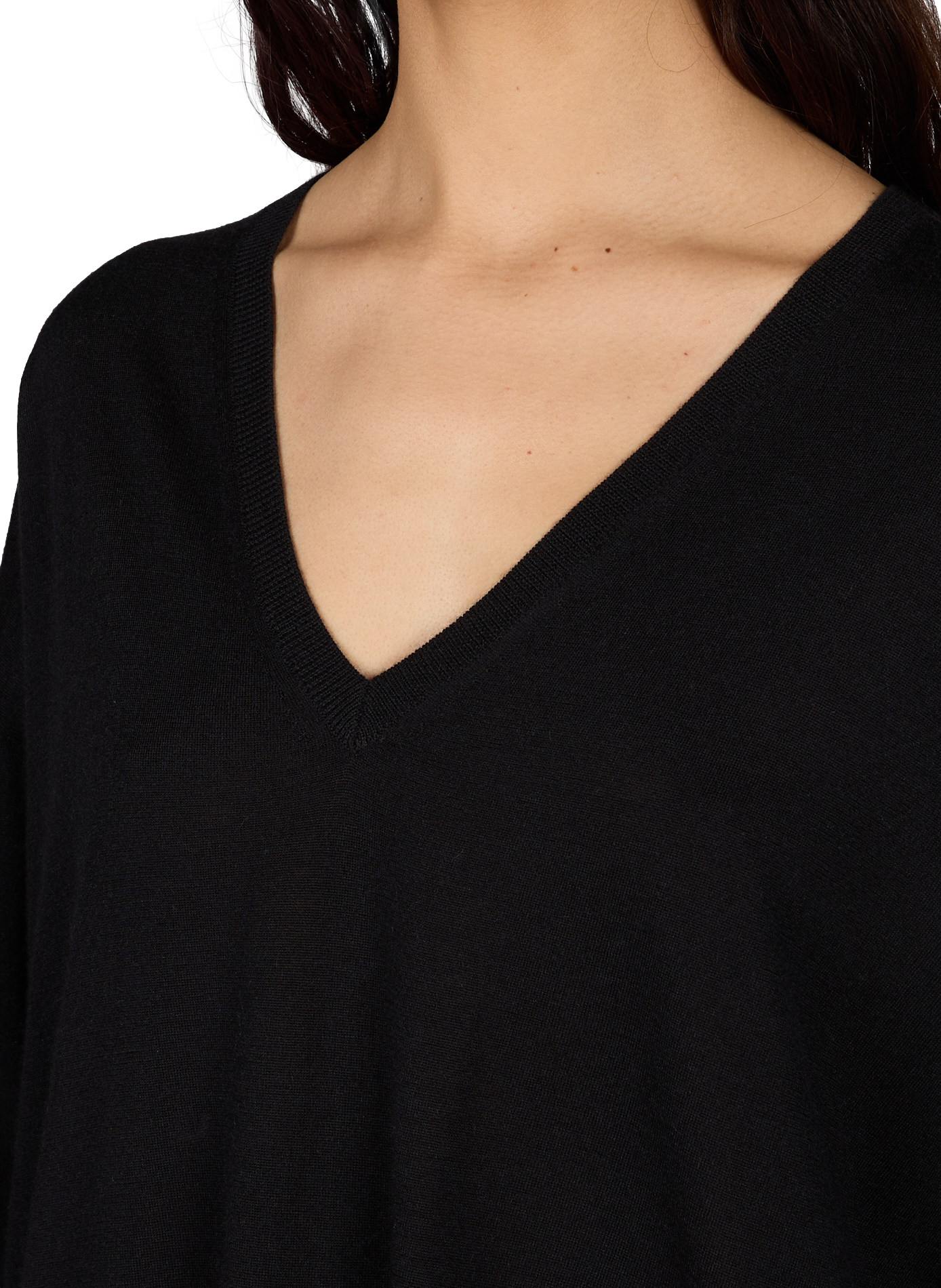 Cashmere V-neck sweater CO Black