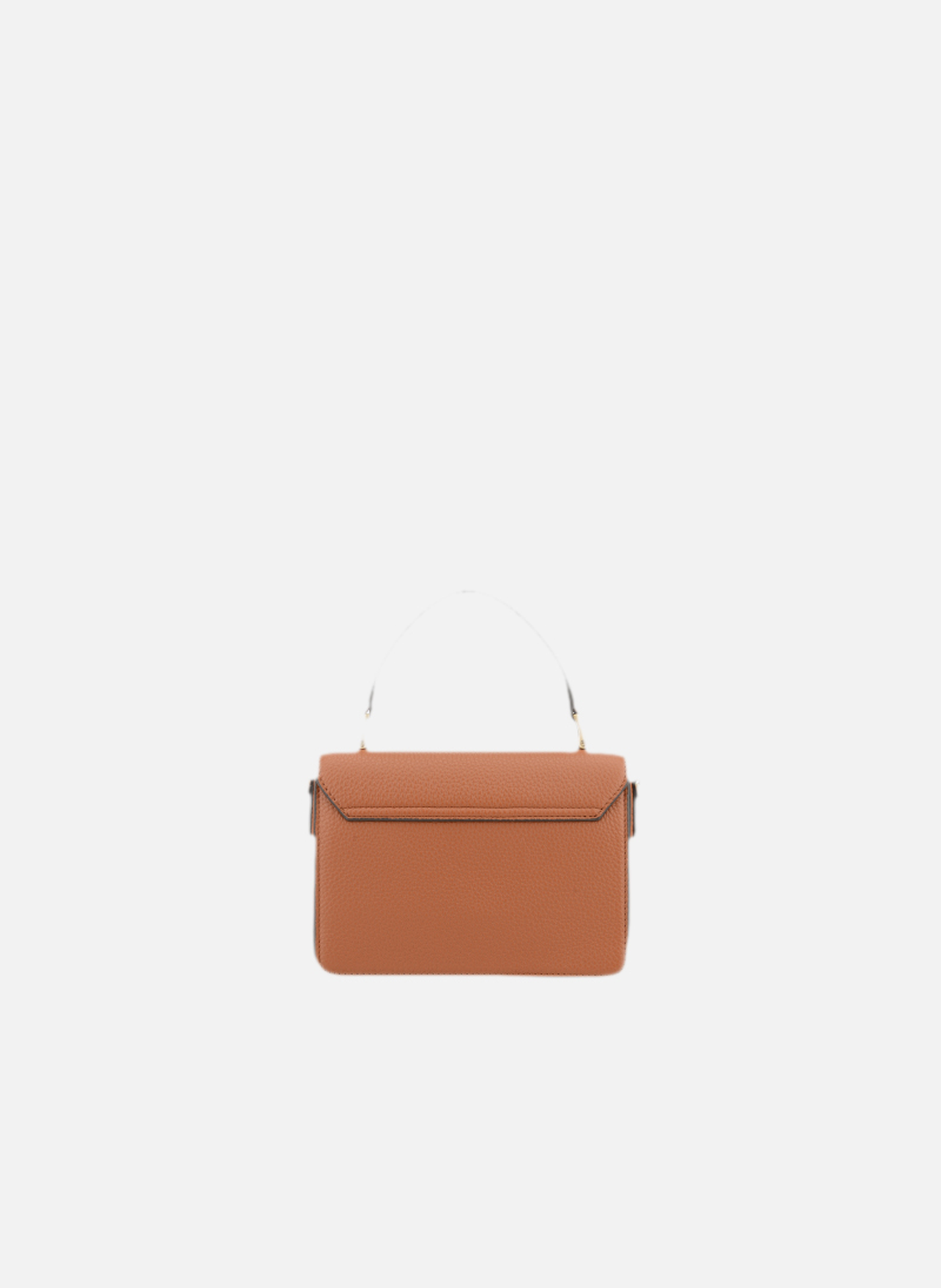 Auteuil | sac à main en cuir de vachette POURCHET Marron