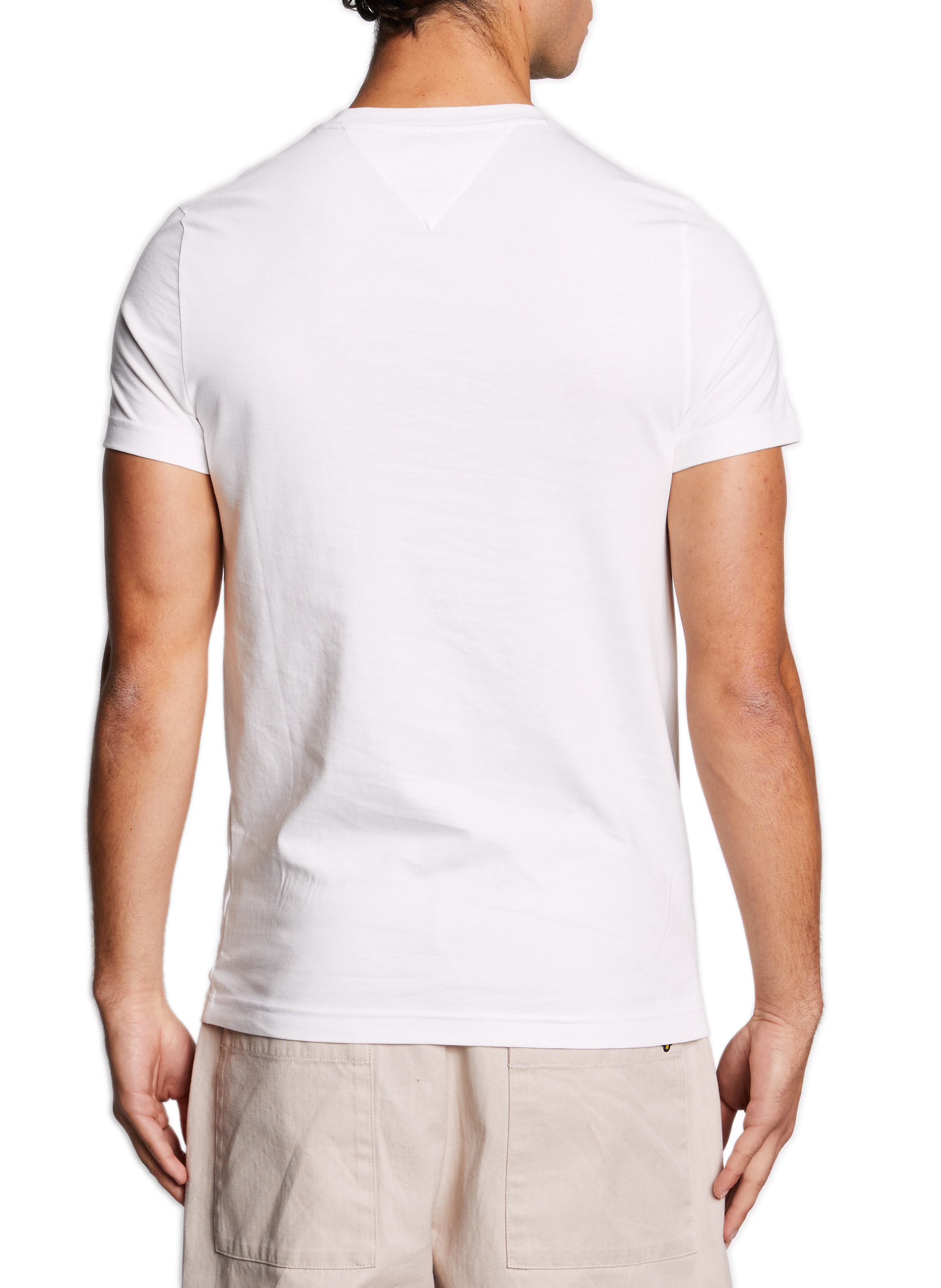 Organic cotton logo T-shirt TOMMY HILFIGER White