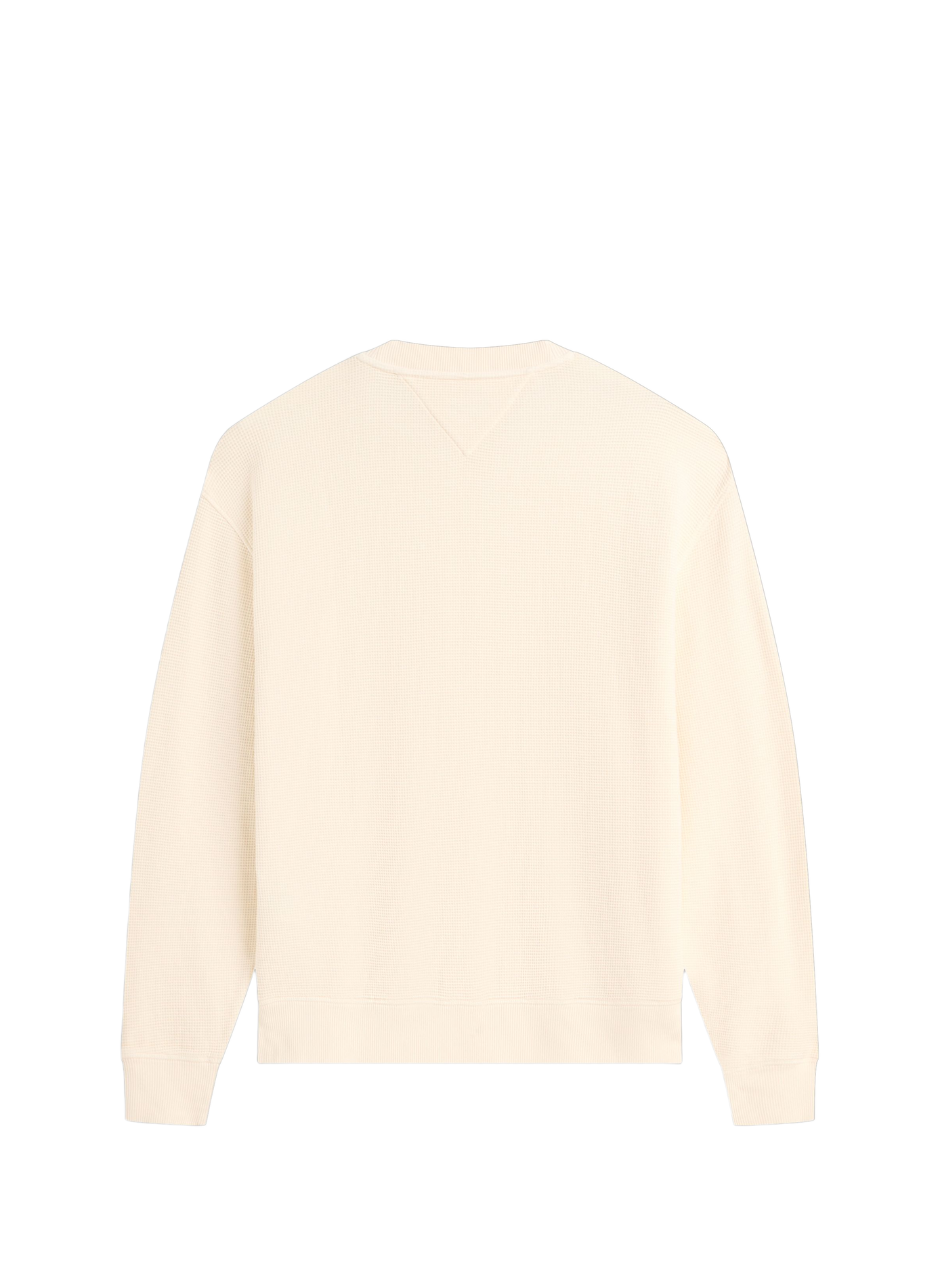 Sweat à capuche droit en coton TOMMY HILFIGER Beige