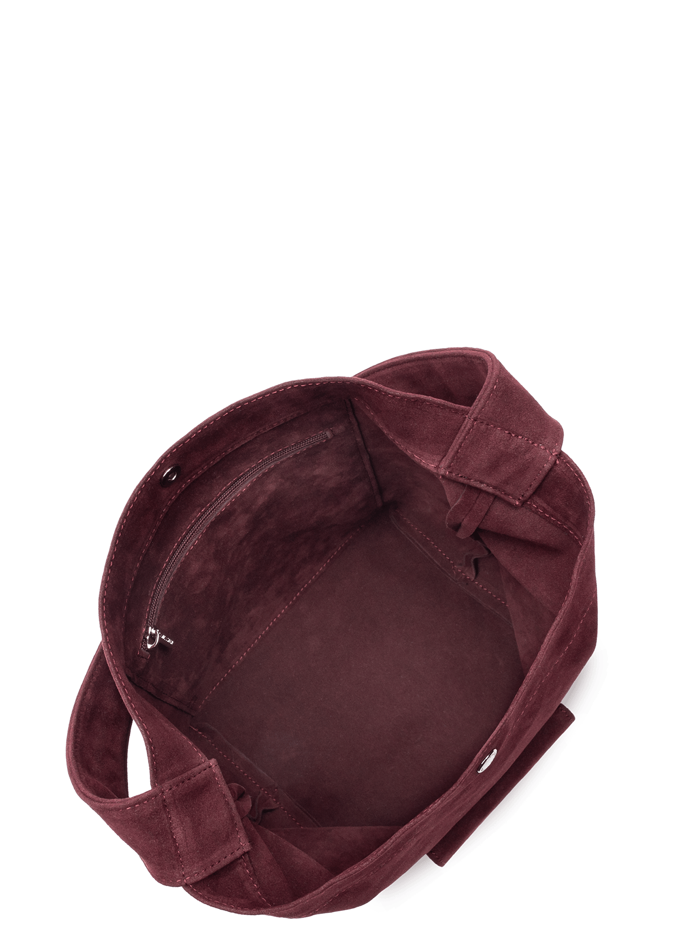 Mini sac seau - suédine kba LANCASTER Rouge