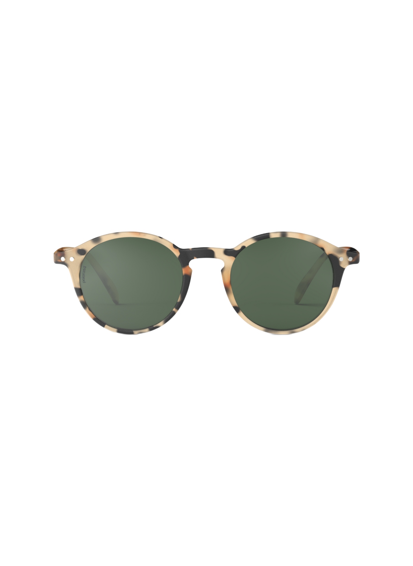 Round tie-dye sunglasses IZIPIZI Brown