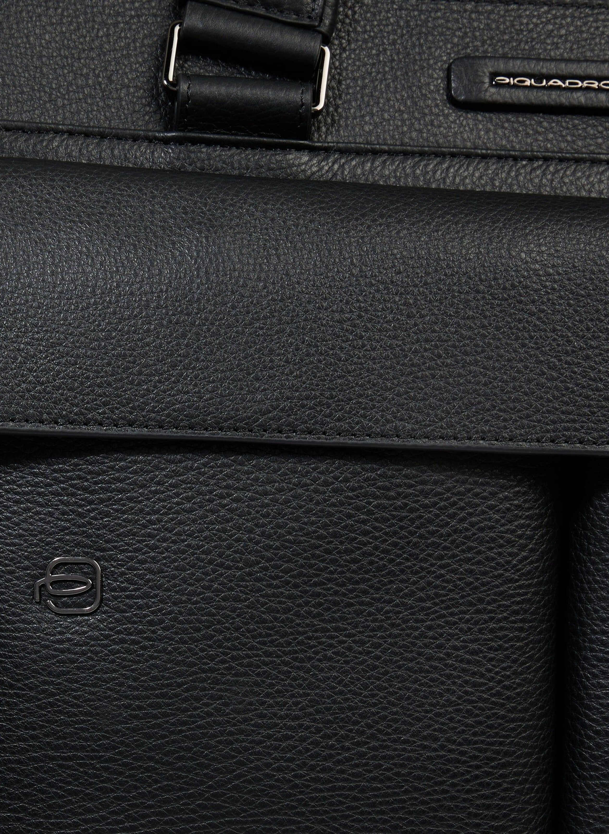 Tote bag d'ordinateur 13,3" PIQUADRO Noir