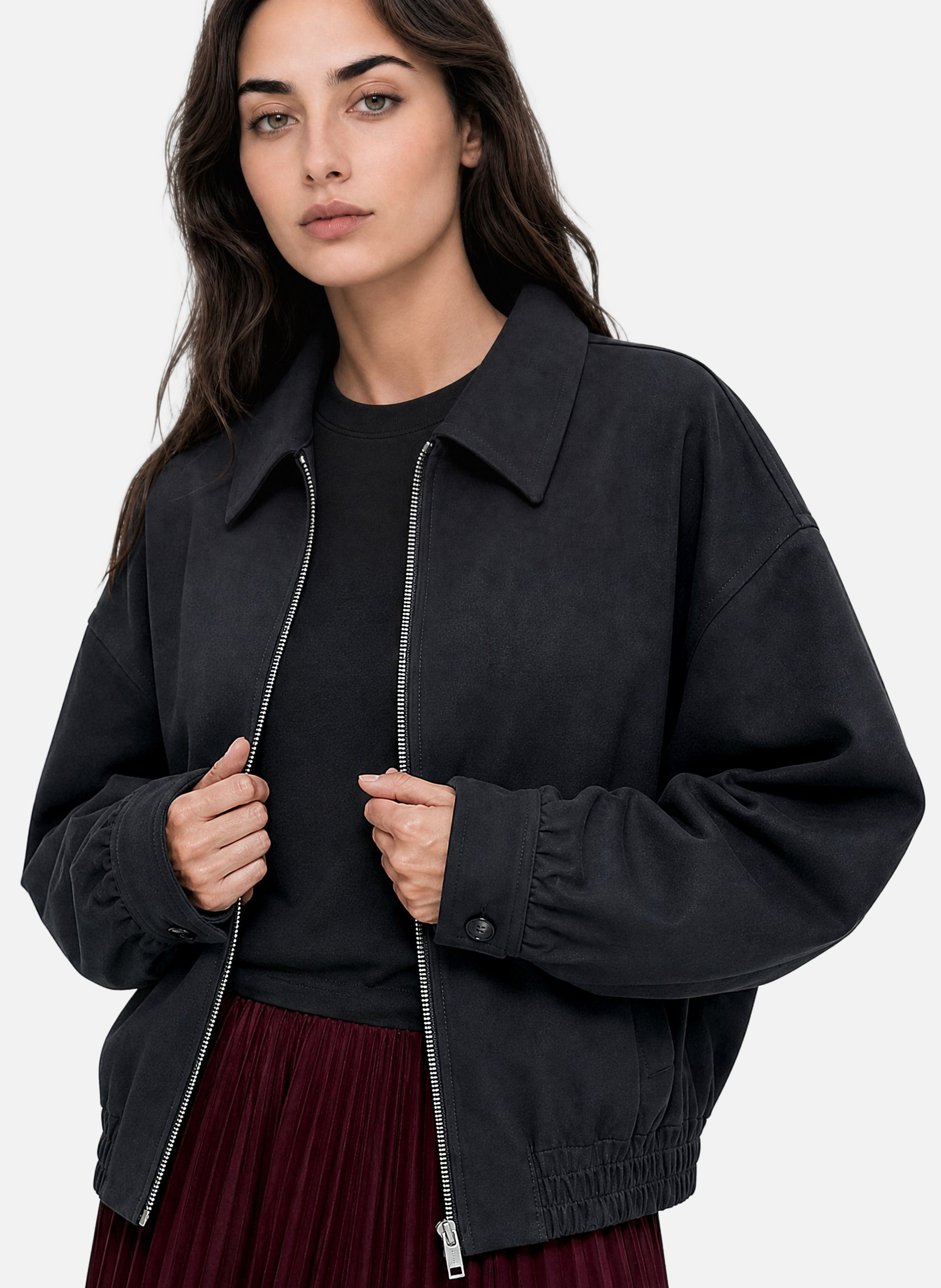 Blouson en laine mélangée THE KOOPLES Noir