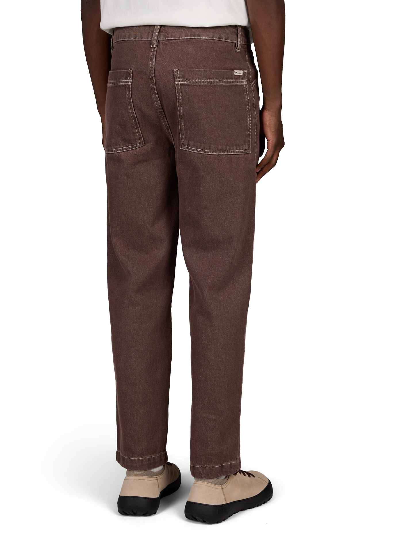 Cotton jeans FAGUO Brown