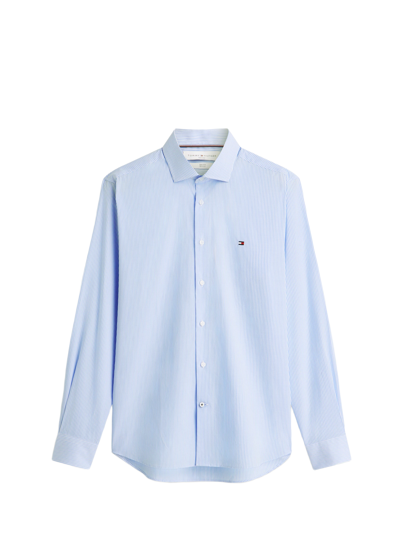 Gestreiftes Hemd aus Baumwolle TOMMY HILFIGER Blau