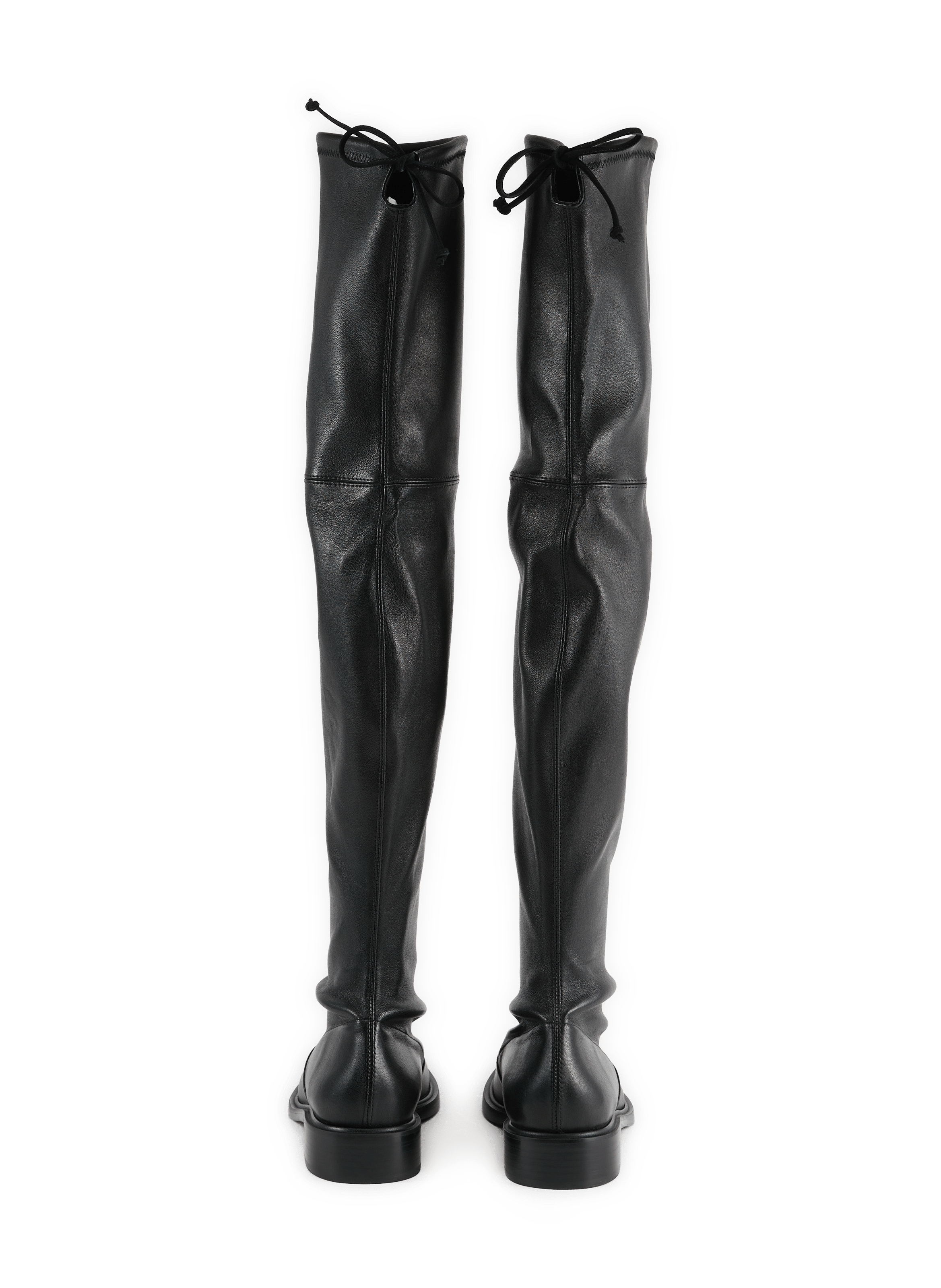 Plain GISELELA flat boots STUART WEITZMAN Black