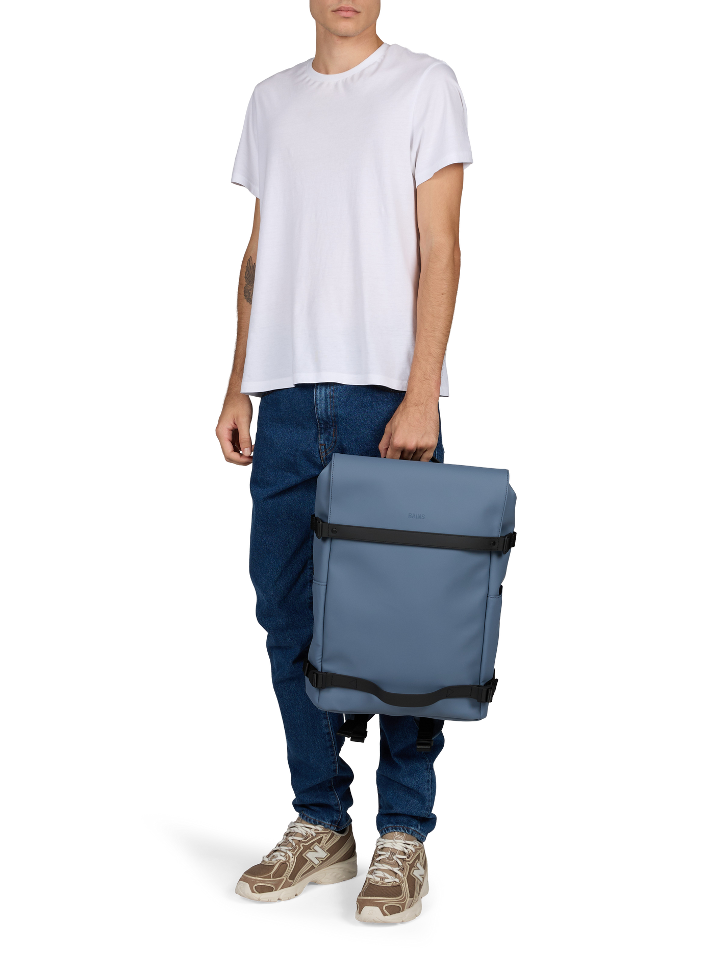 Wasserdichter OTG-Rucksack RAINS Blau
