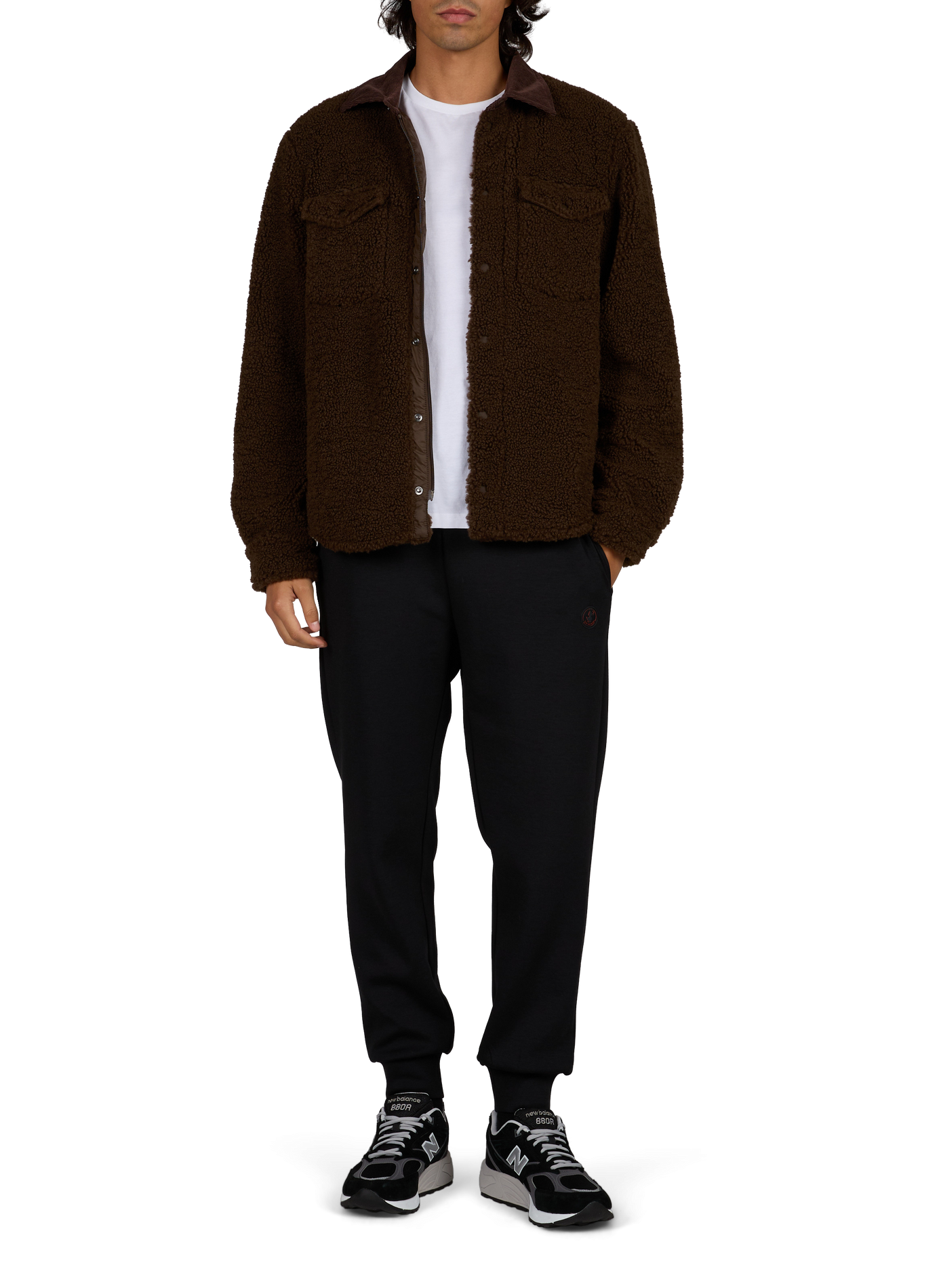 Blouson Vadim droit col classique duveteux SAVE THE DUCK Marron