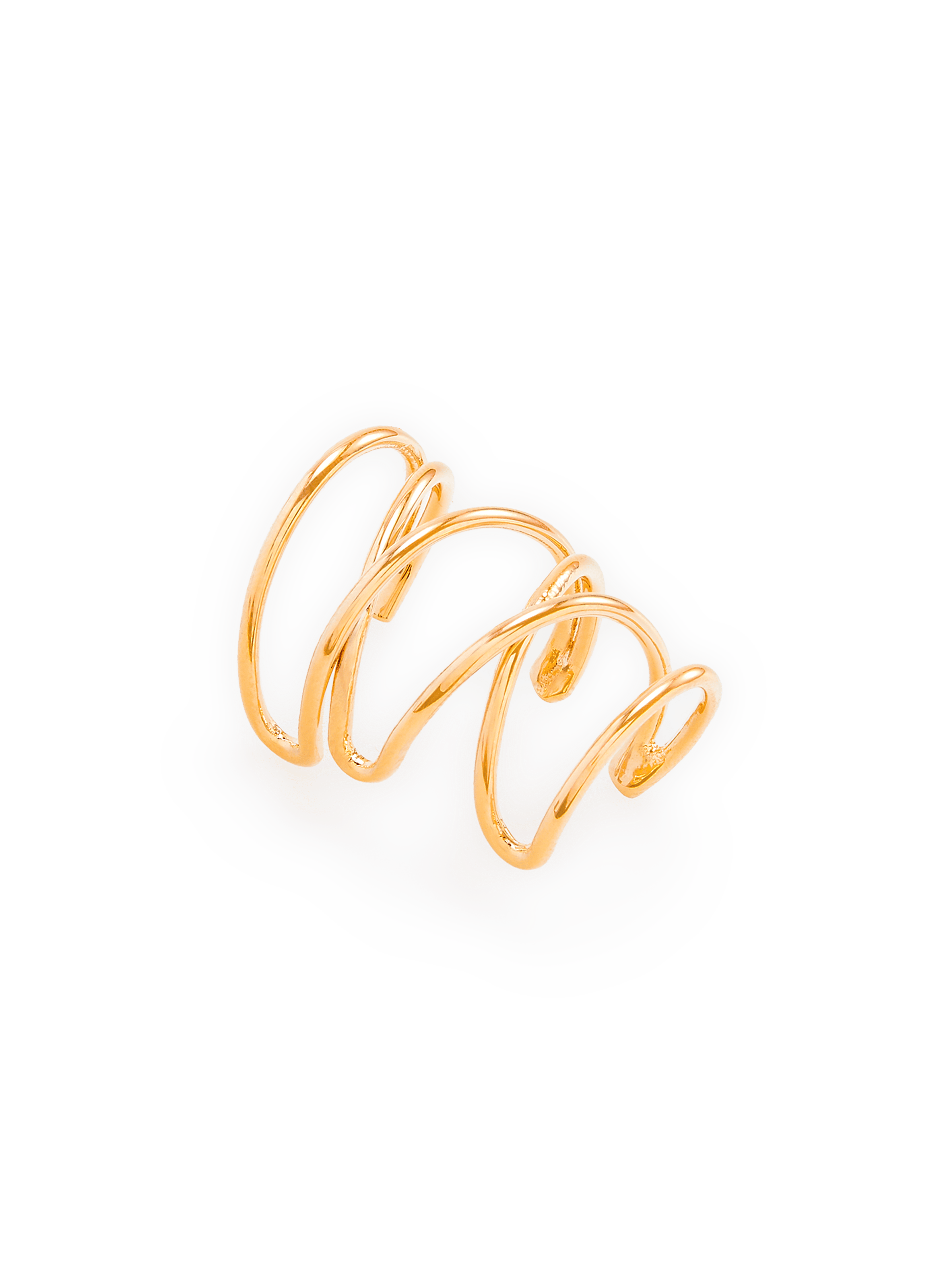 Brass ear cuff AU PRINTEMPS PARIS Golden