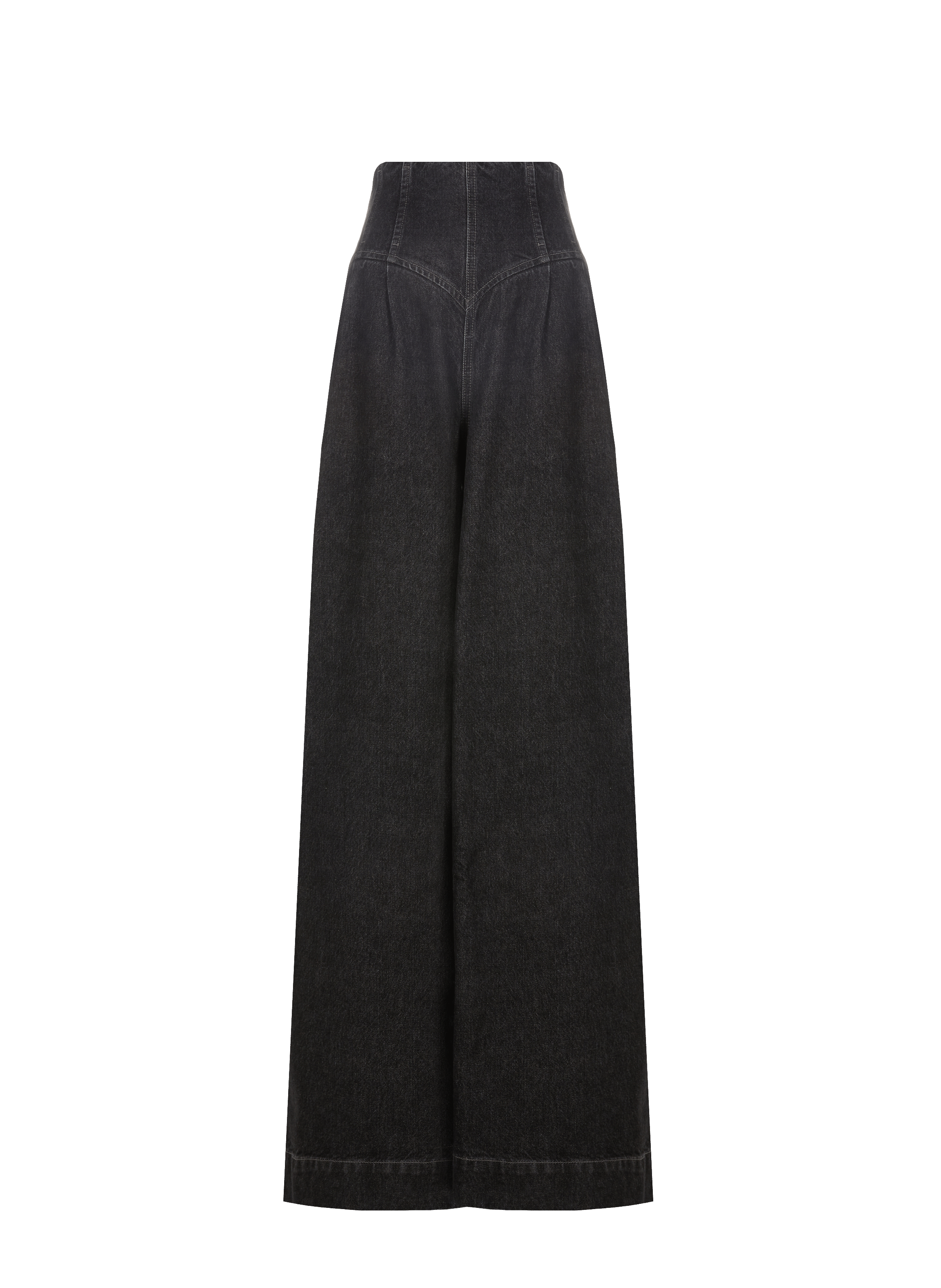 Jean à ceinture épaisse en coton