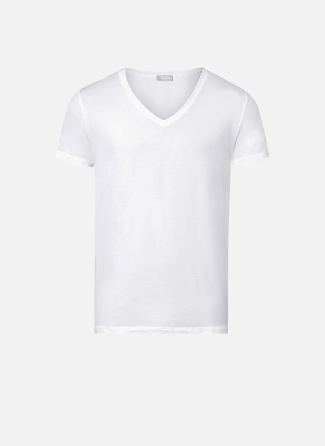 COTTON SUPERIOR 073089 s-sleeved v-neck t-shirt HANRO