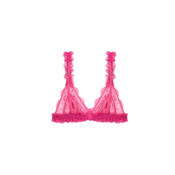 Soutien-gorge plumetis triangle