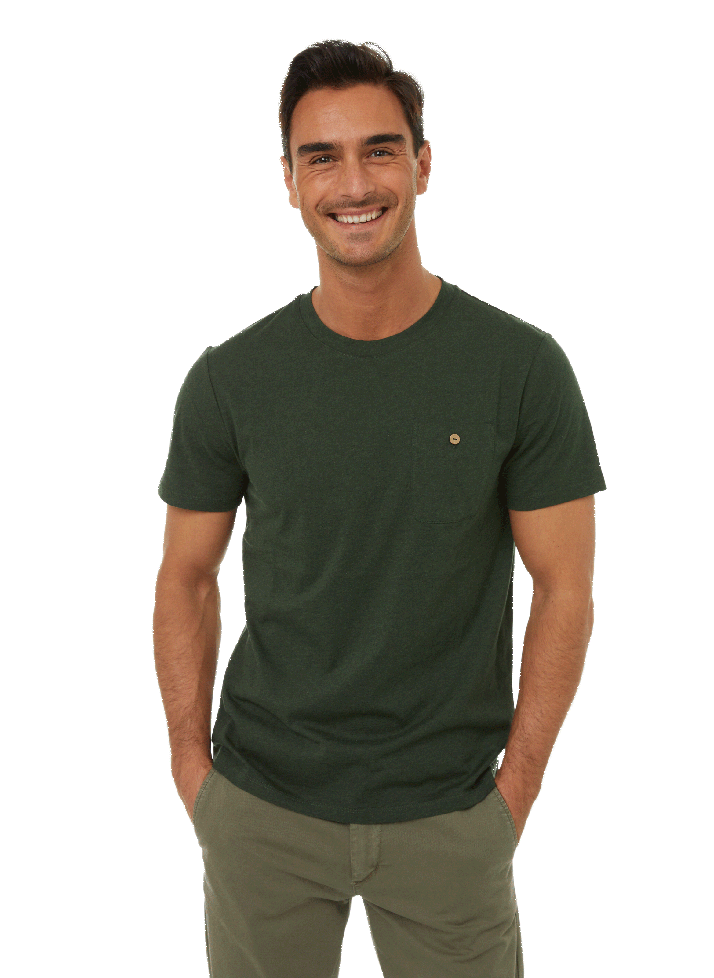 T-shirt effet chiné