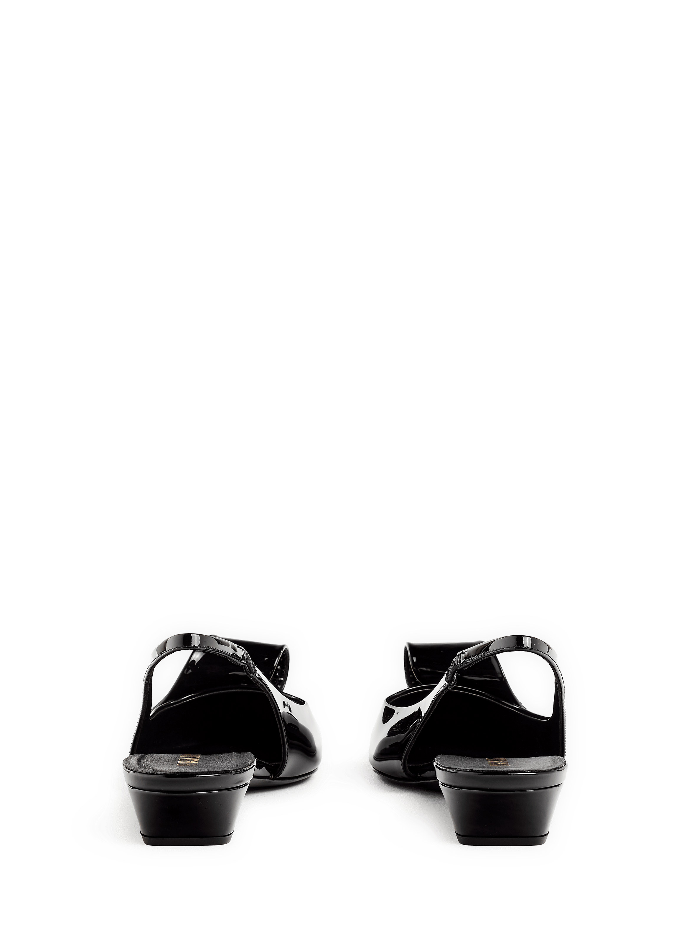 Patent leather heels PRADA Black