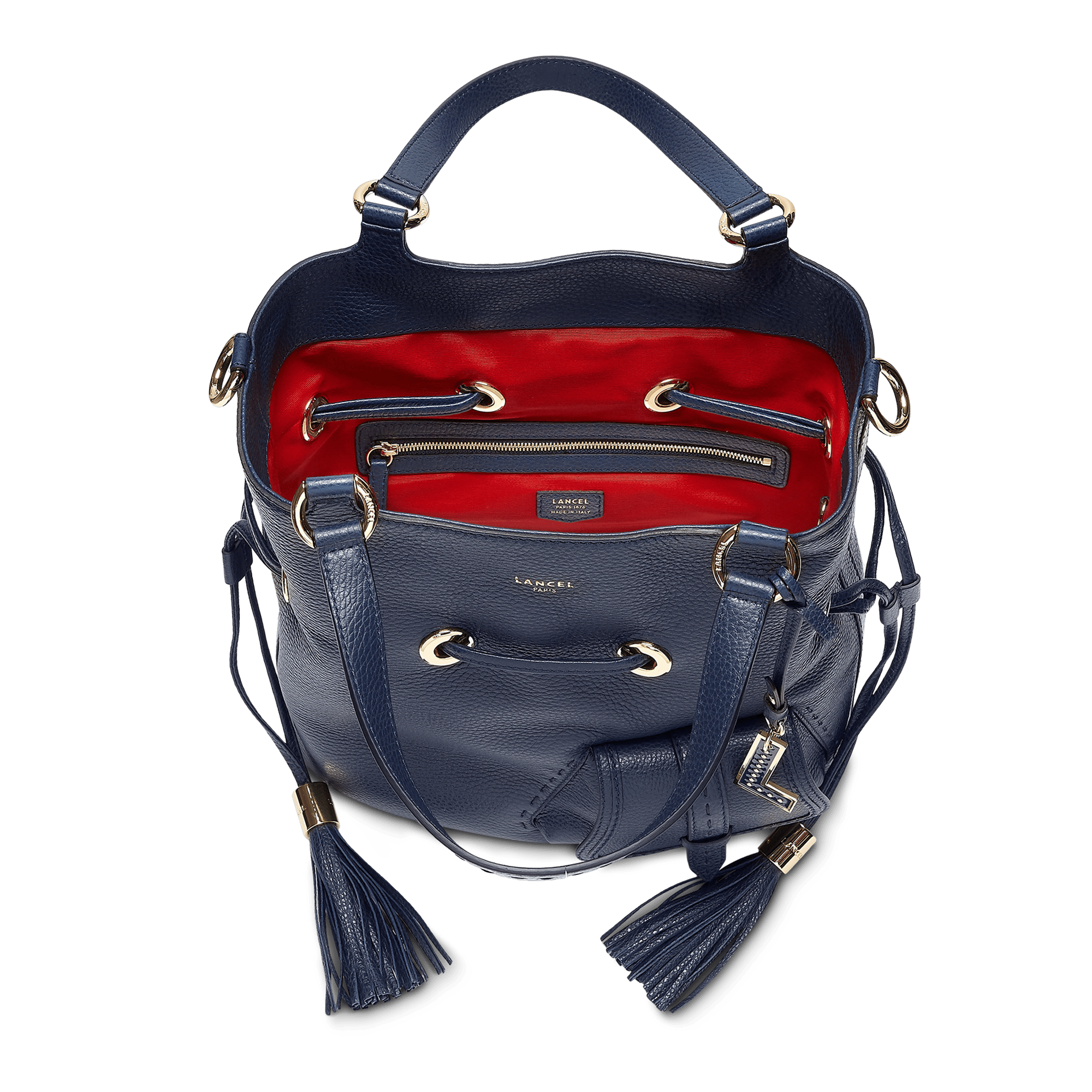 Sac seau m - premier flirt de lancel LANCEL Bleu