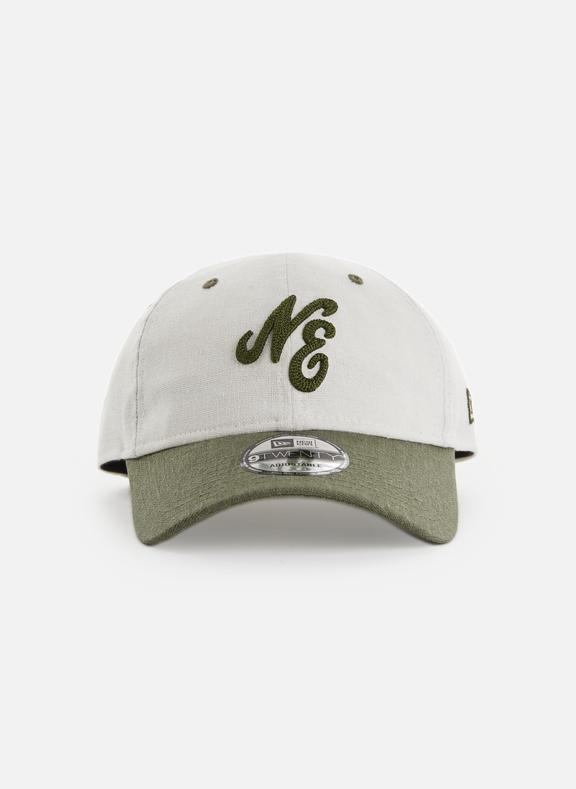 NEW ERA Linen-blend baseball cap Brown
