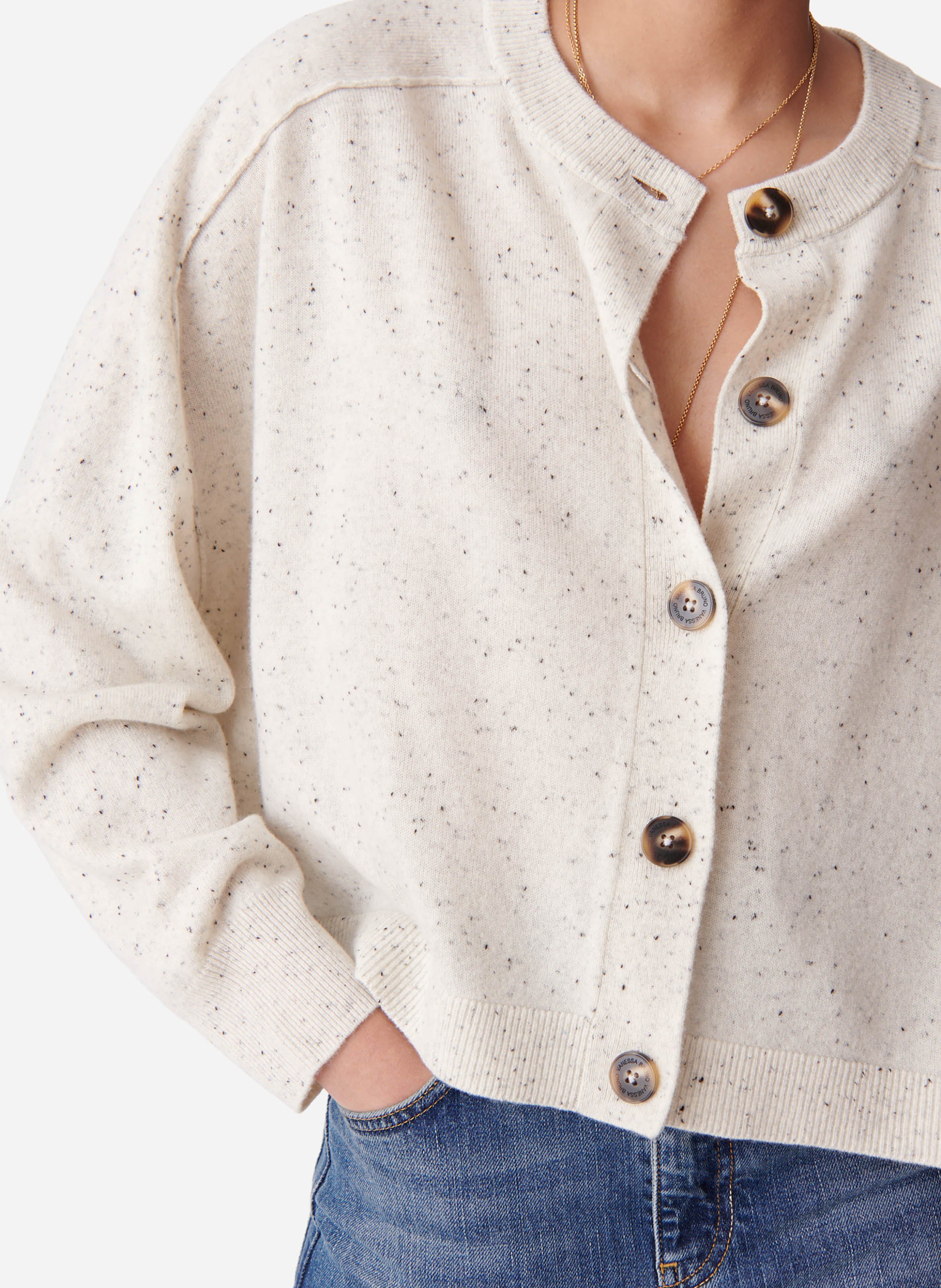 Cardigan douve VANESSA BRUNO Blanc