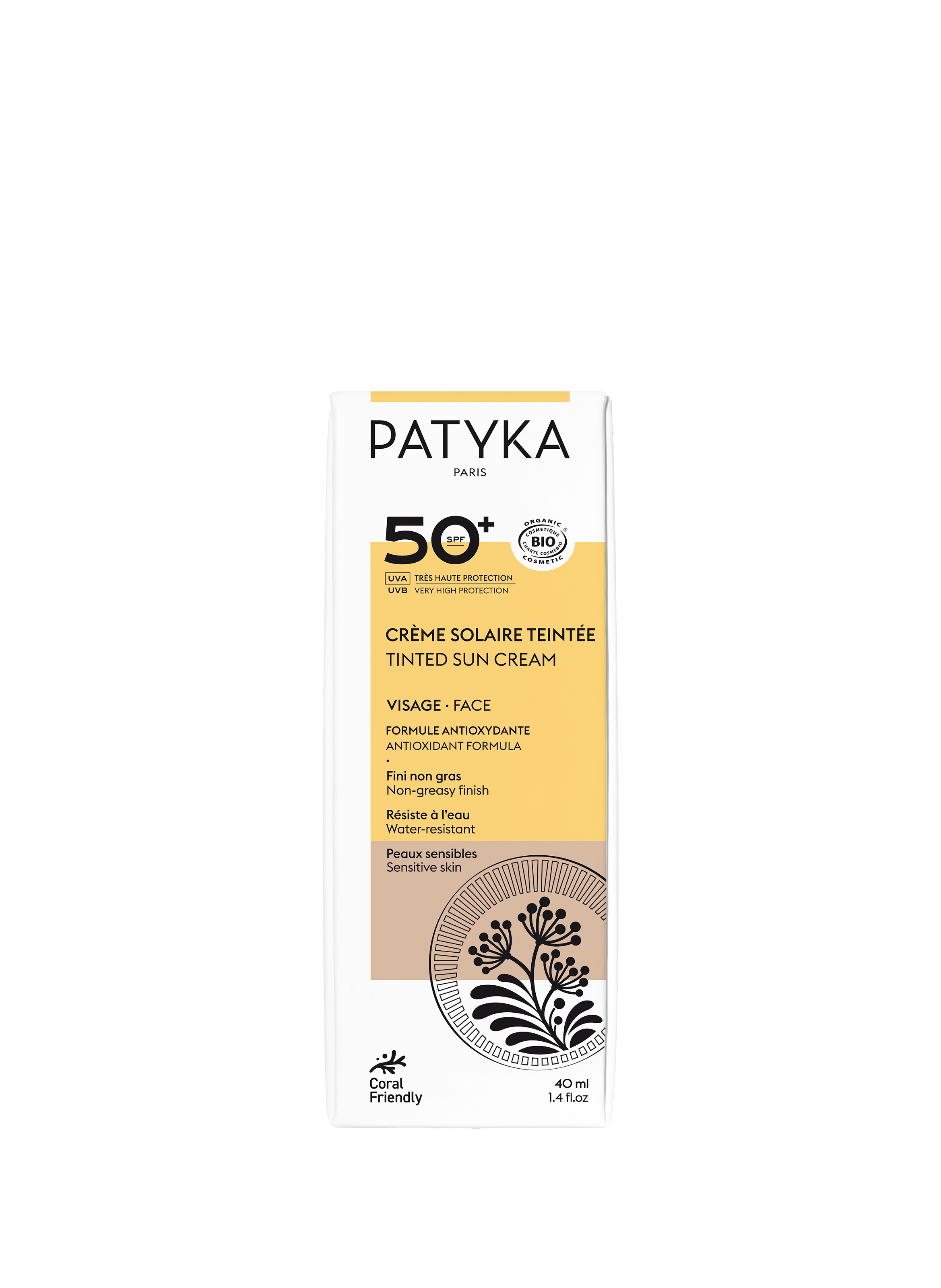 Tinted Sunscreen SPF50 PATYKA No color